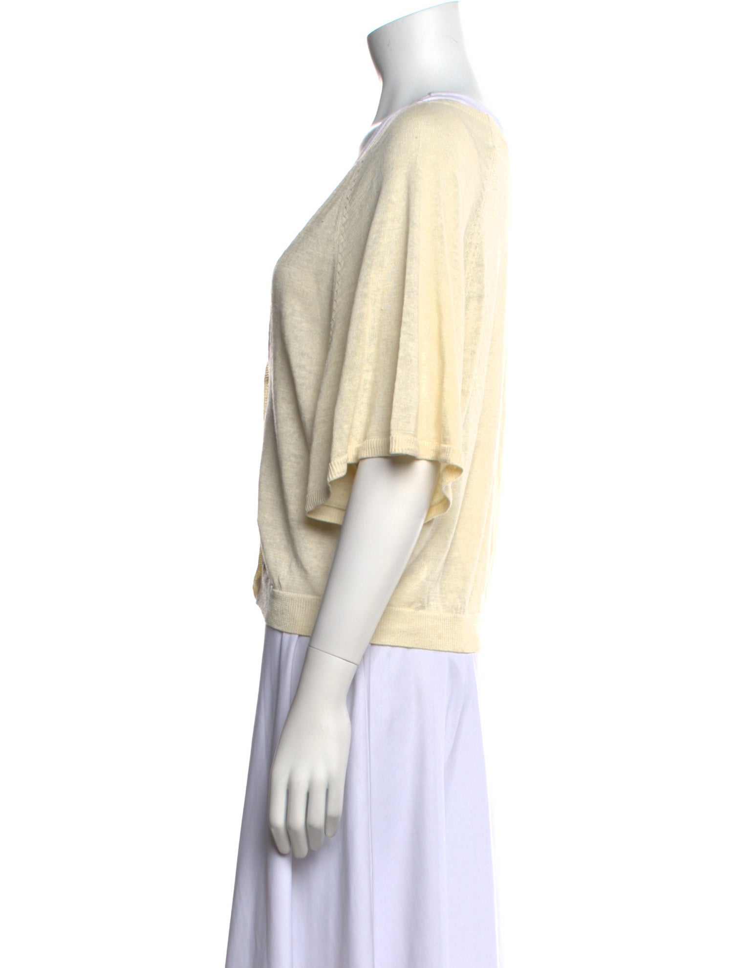 BA&SH Linen V-Neck Sweater w/ Tags