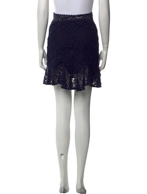 BA&SH Lace Pattern Mini Skirt