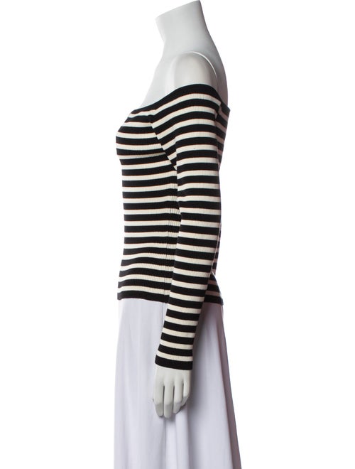BA&SH Striped Off-The-Shoulder Top