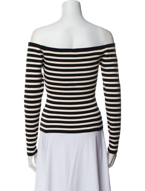 BA&SH Striped Off-The-Shoulder Top