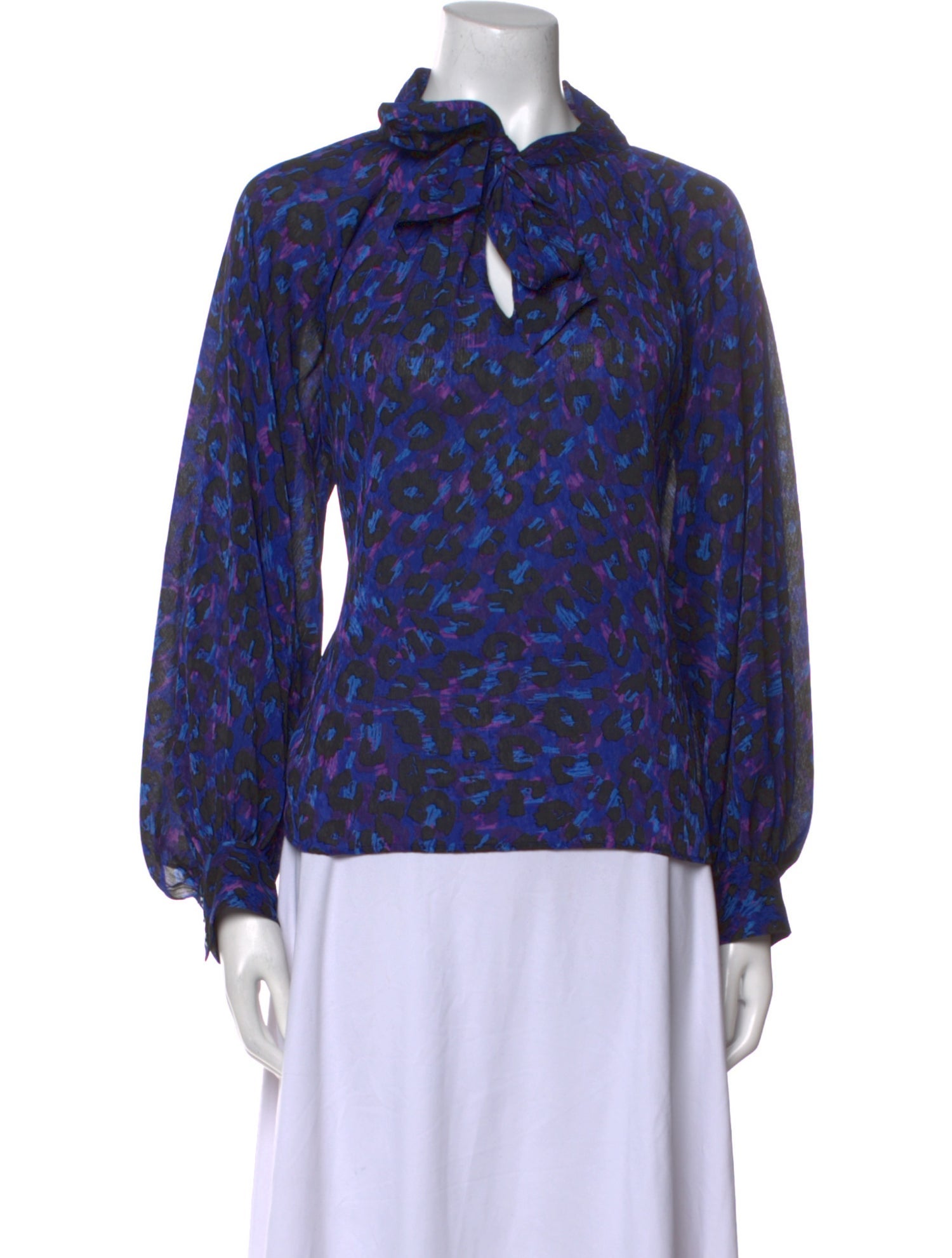 BA&SH Printed Mock Neck Sweatshirt w/ Tags