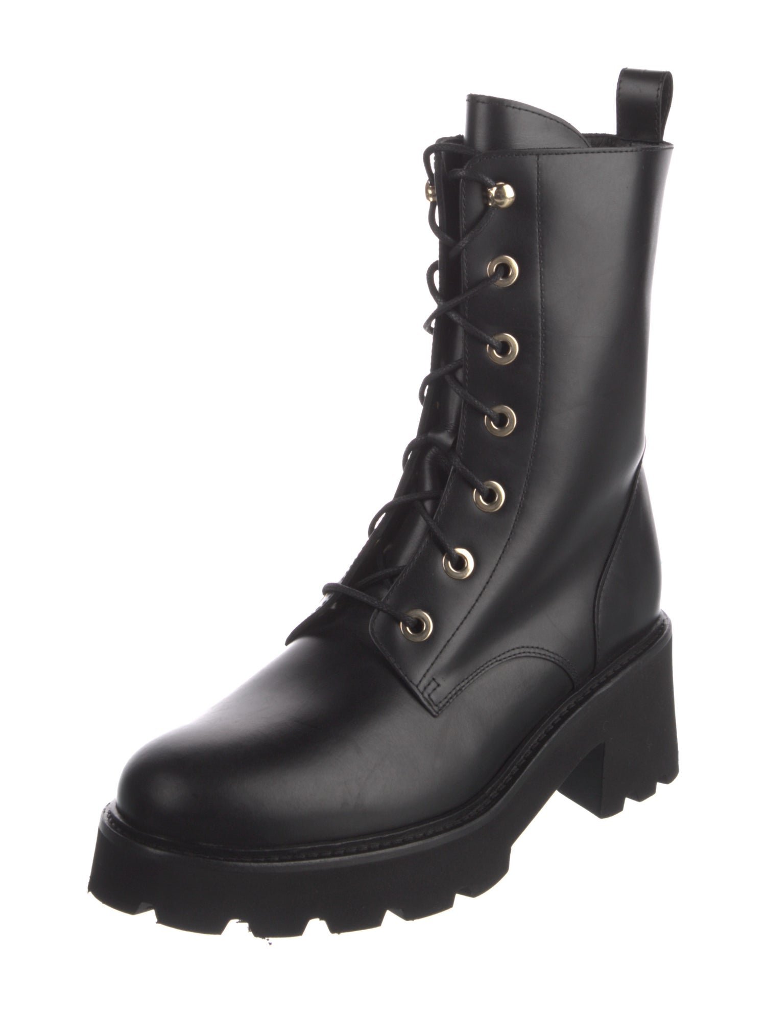 BA&SH Leather Combat Boots