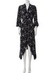 BA&SH Floral Print Long Dress