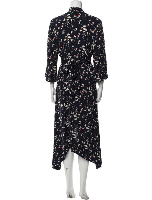 BA&SH Floral Print Long Dress
