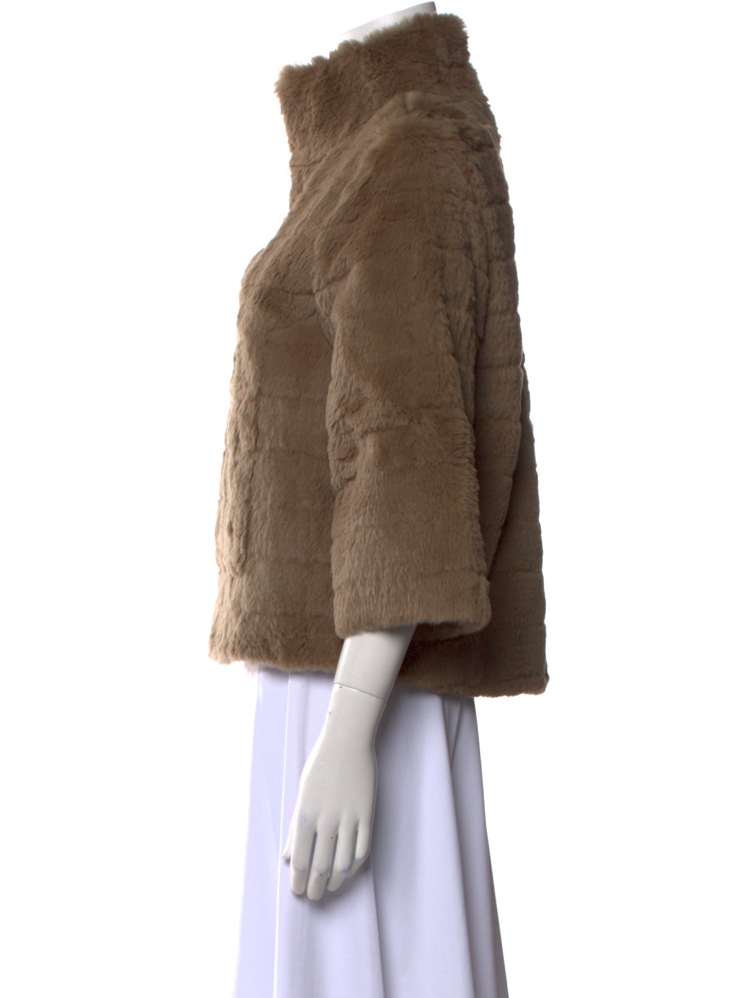 BA&SH Fur Mock Neck Sweatshirt