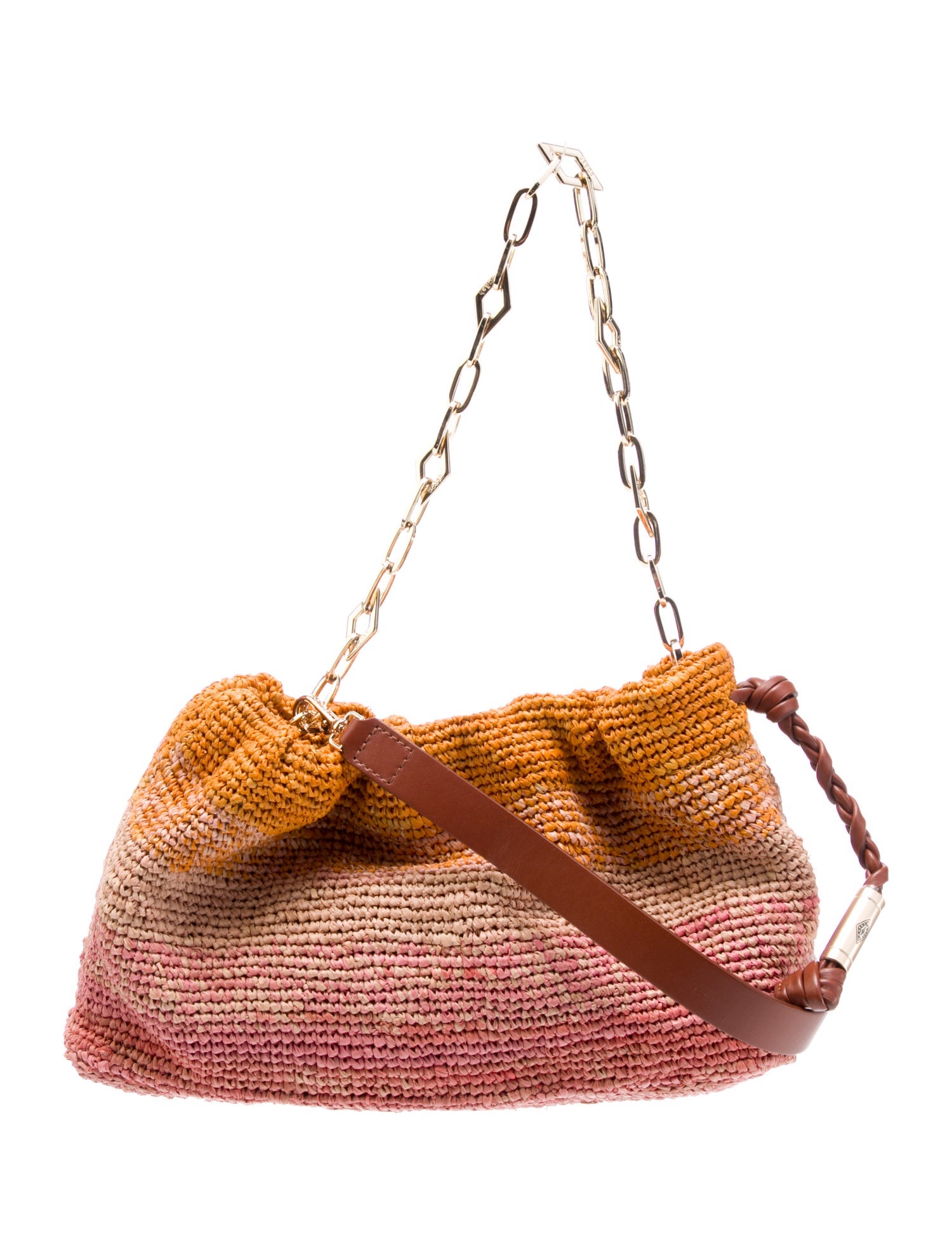 BA&SH Raffia Top Handle Bag w/ Tags