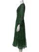 BA&SH Printed Midi Length Dress