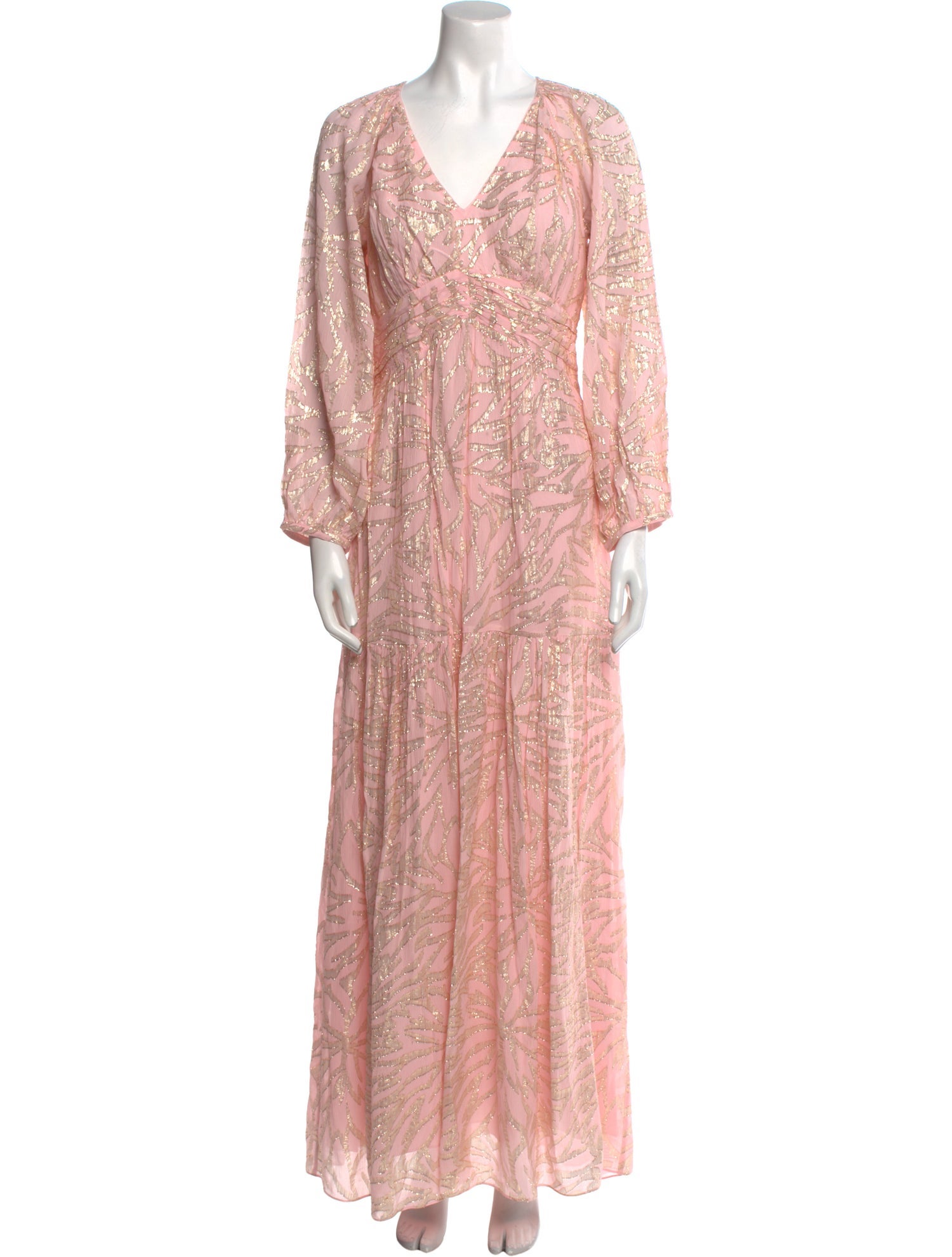 BA&SH Paisley Print Long Dress