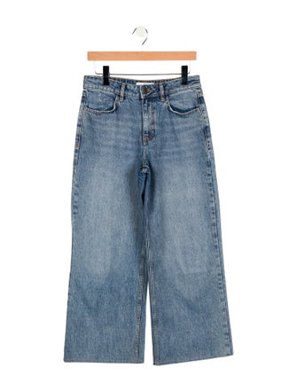 BA&SH Mid-Rise Wide Leg Jeans