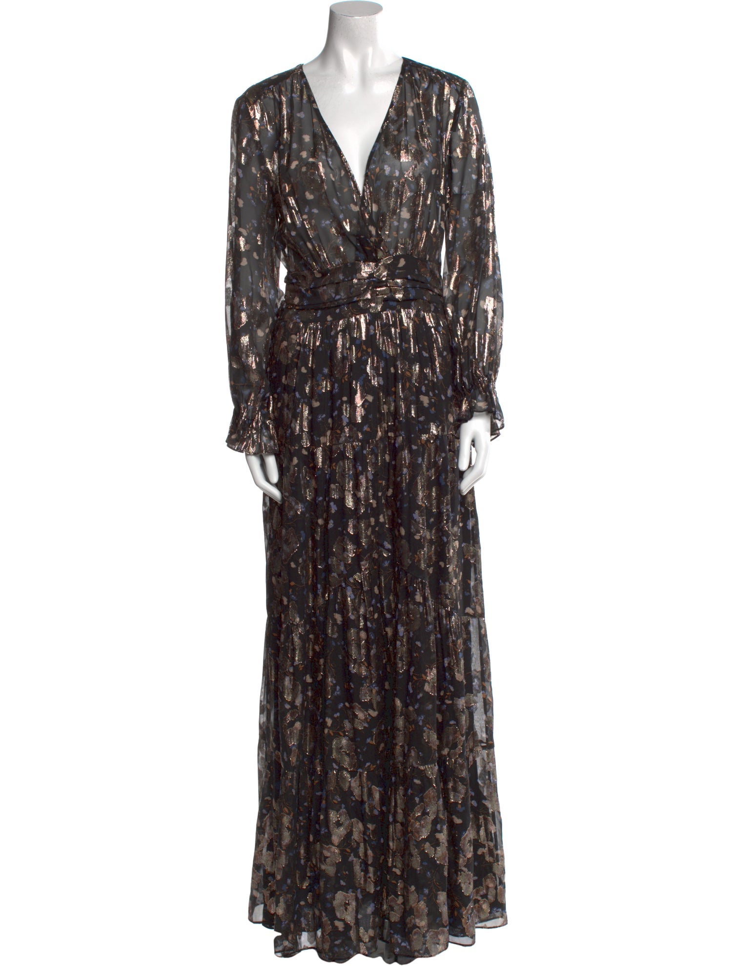 BA&SH Silk Long Dress w/ Tags