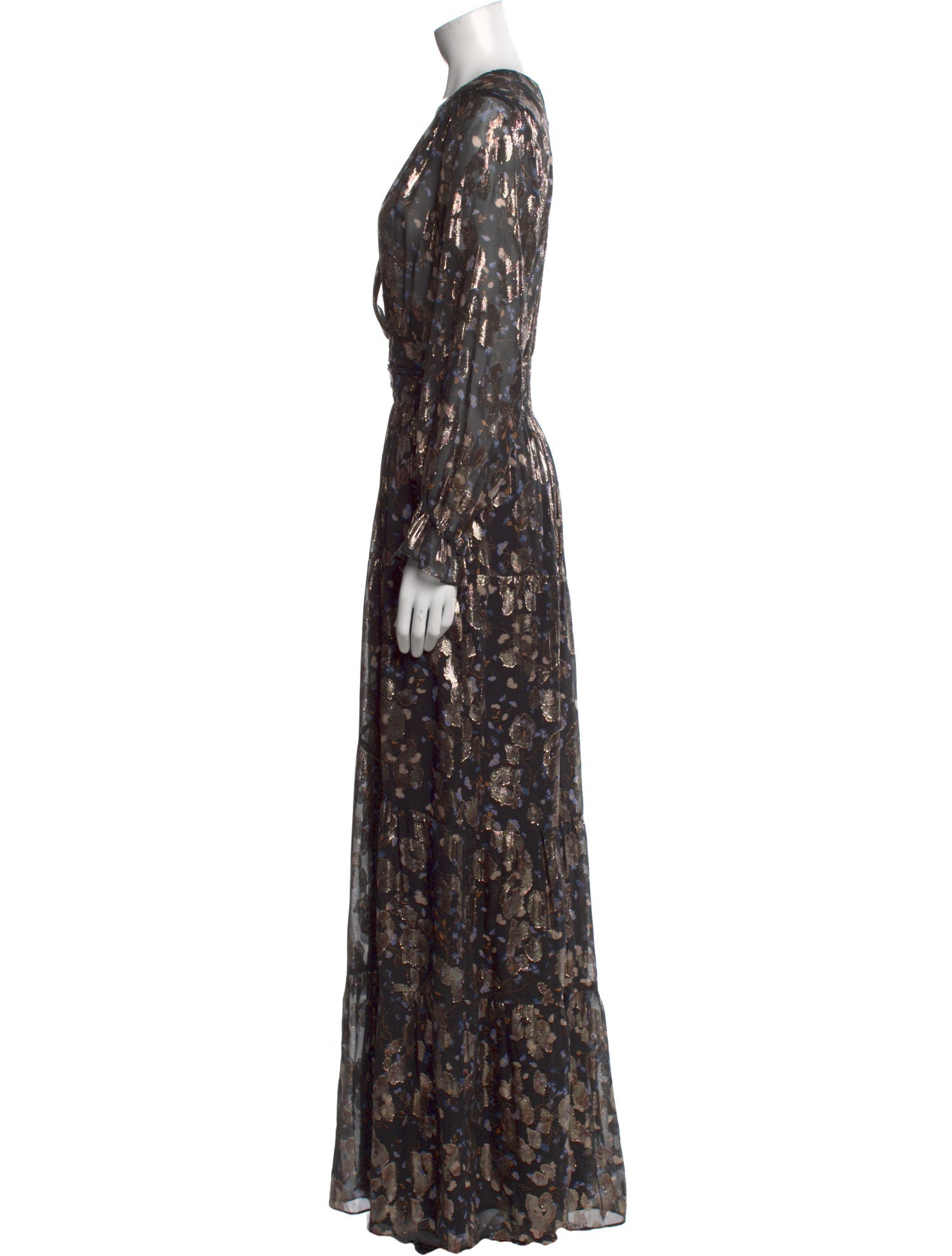 BA&SH Silk Long Dress w/ Tags