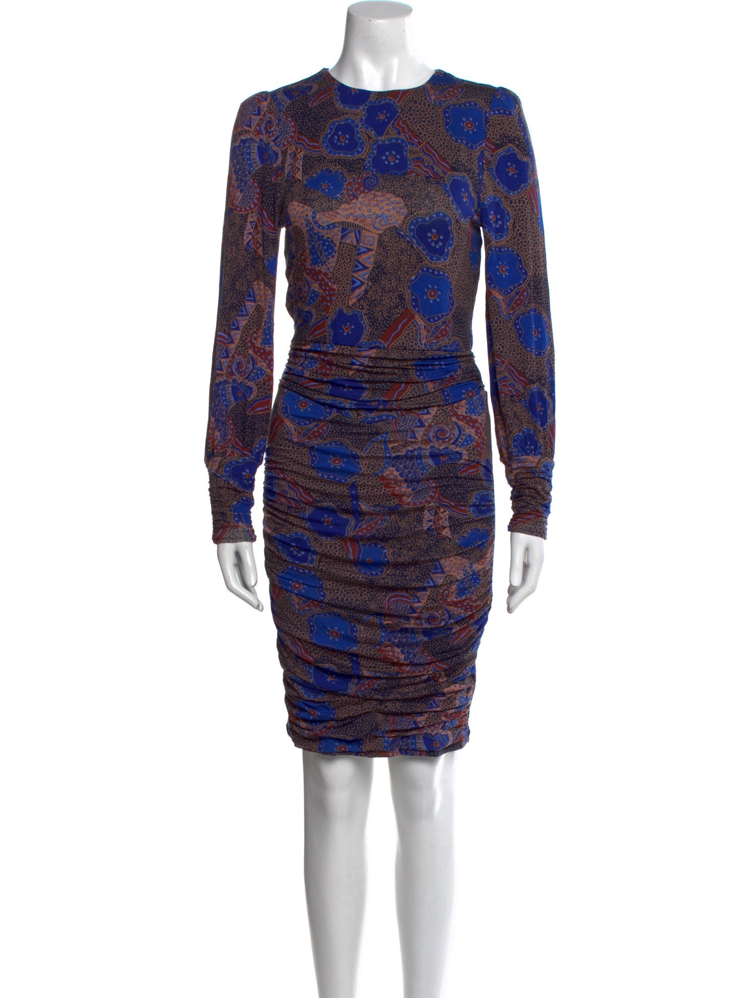 BA&SH Printed Knee-Length Dress