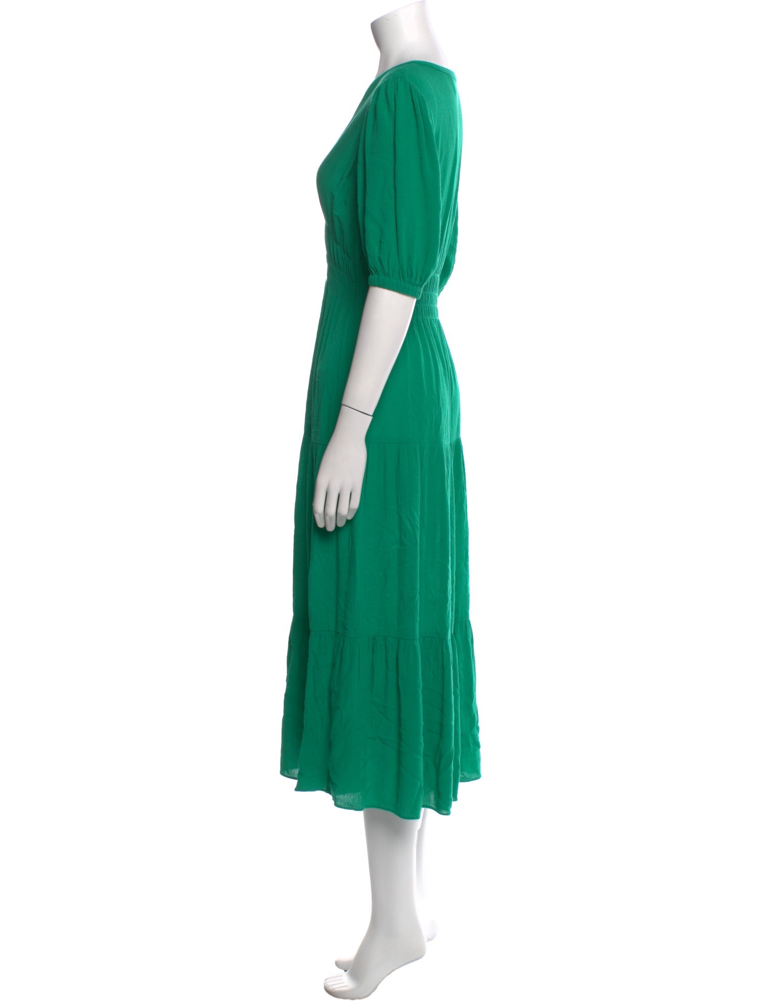 BA&SH V-Neck Midi Length Dress