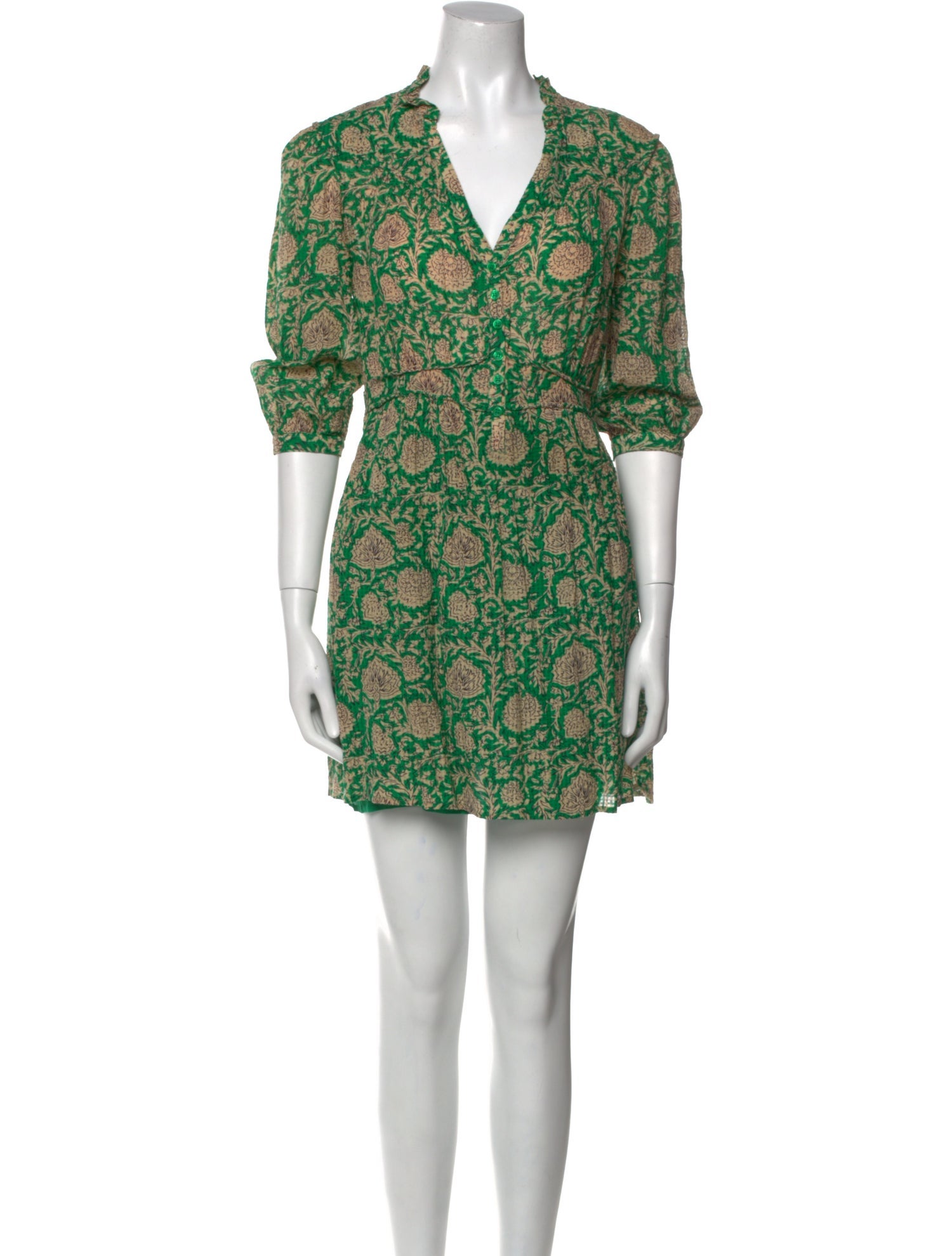 BA&SH Printed Mini Dress