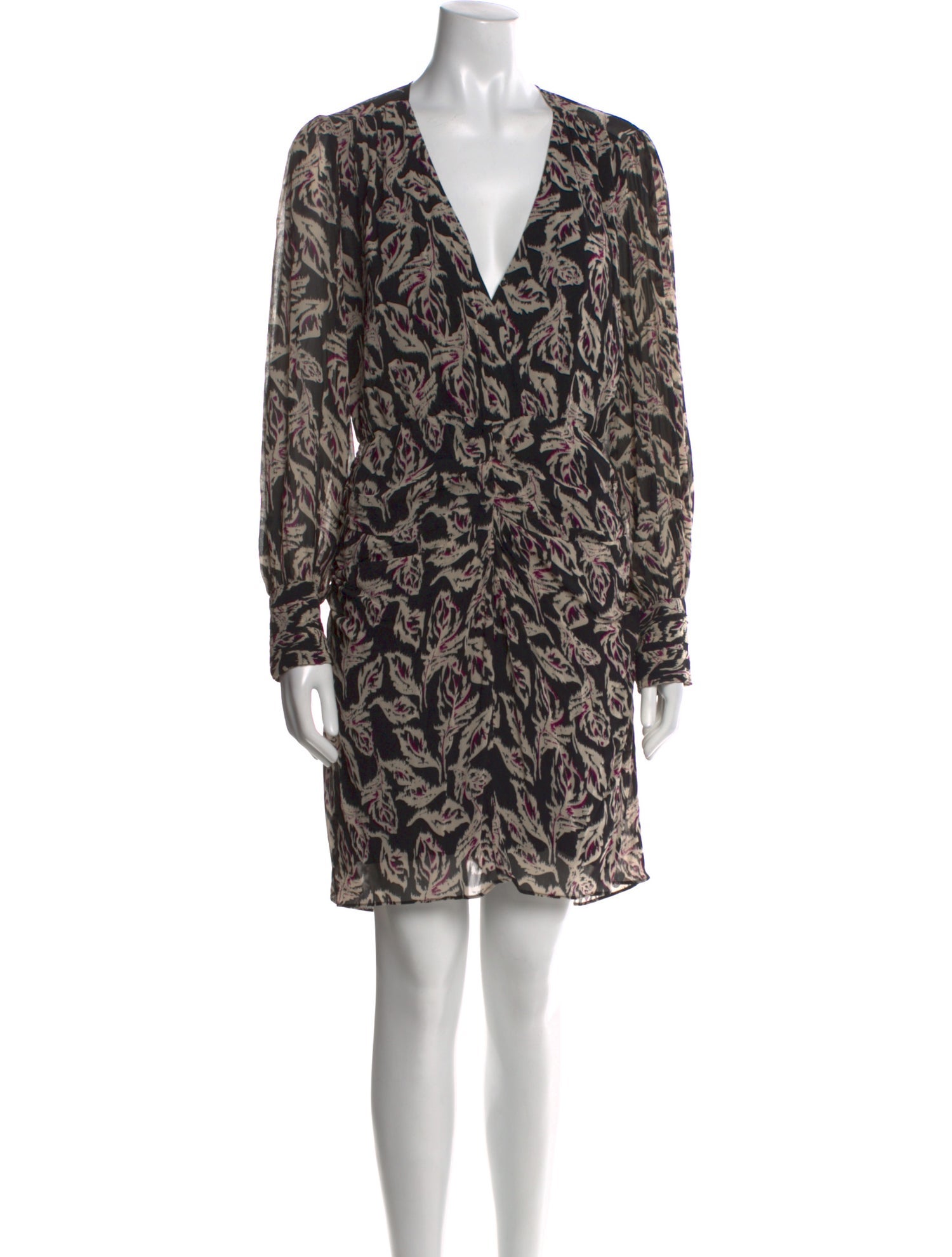 BA&SH Printed Mini Dress