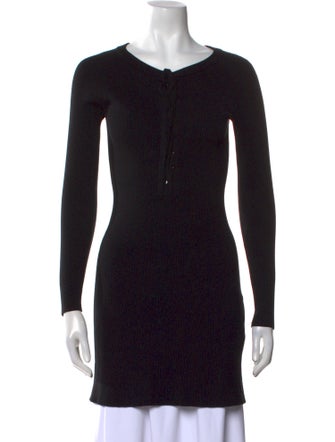 BA&SH Scoop Neck Long Sleeve Tunic