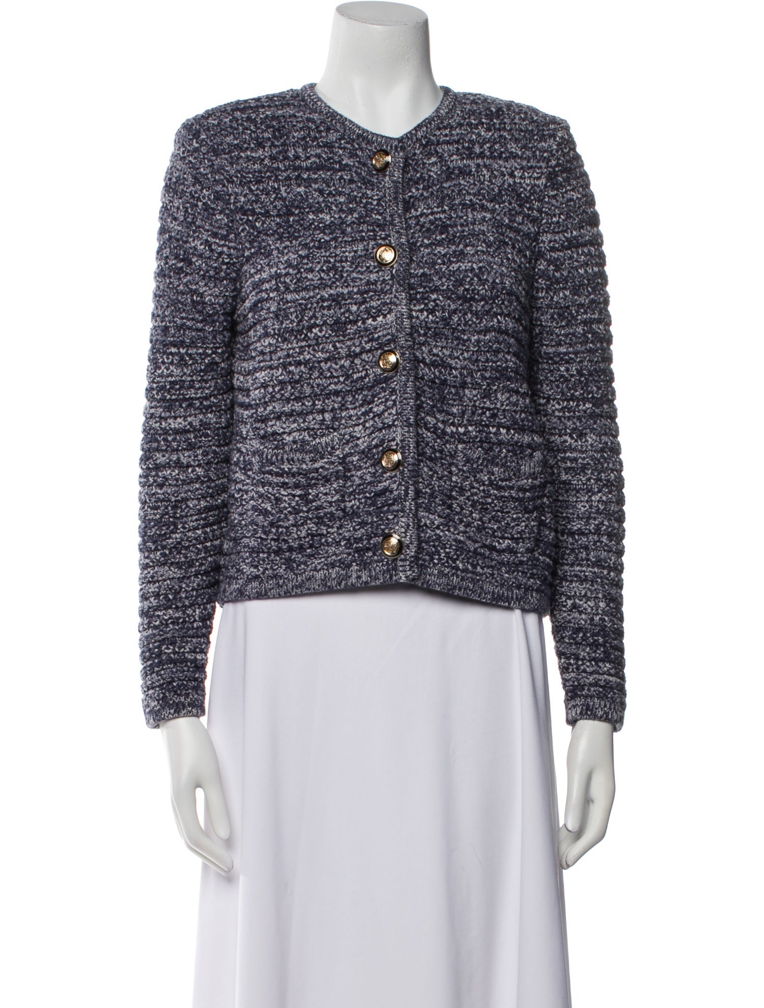 BA&SH Tweed Pattern Evening Jacket