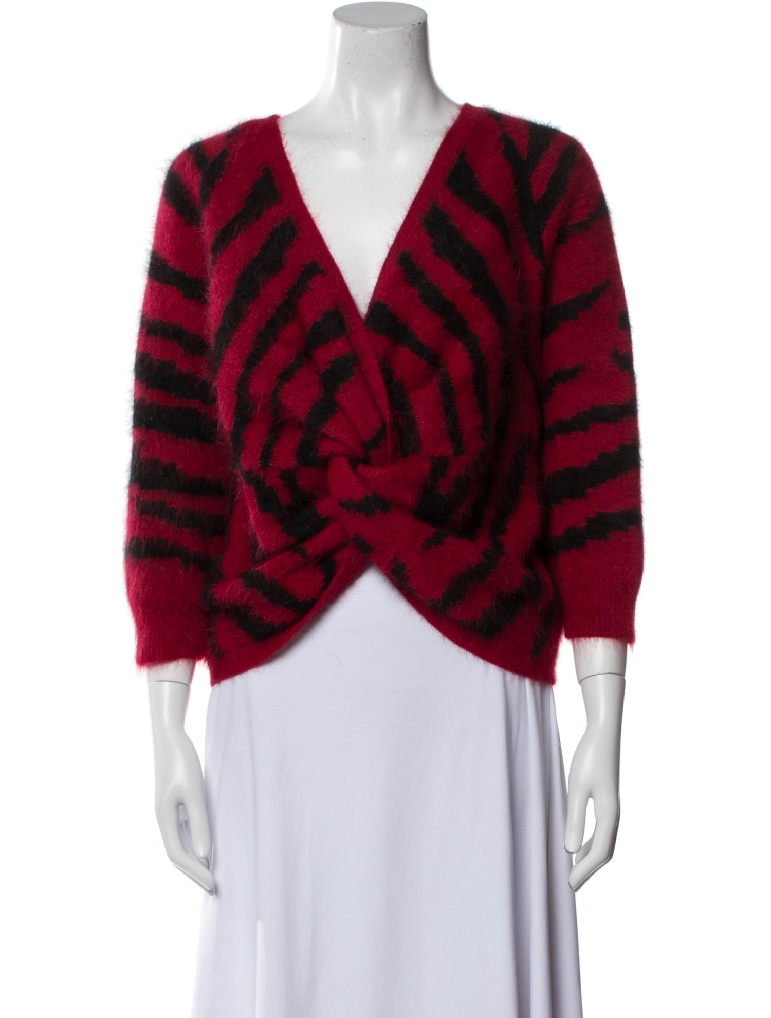 BA&SH Angora Striped Sweater w/ Tags