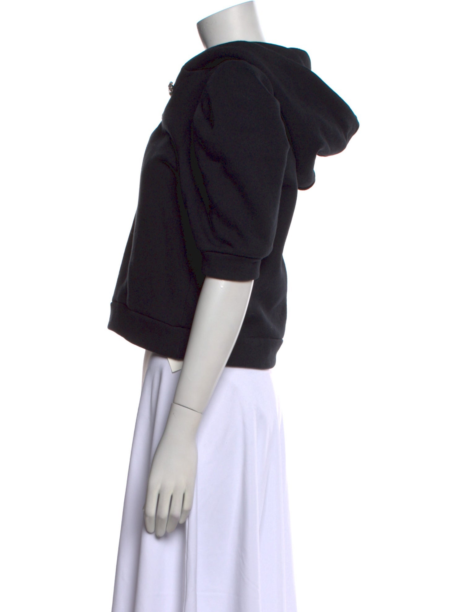 BA&SH V-Neck Short Sleeve Sweatshirt