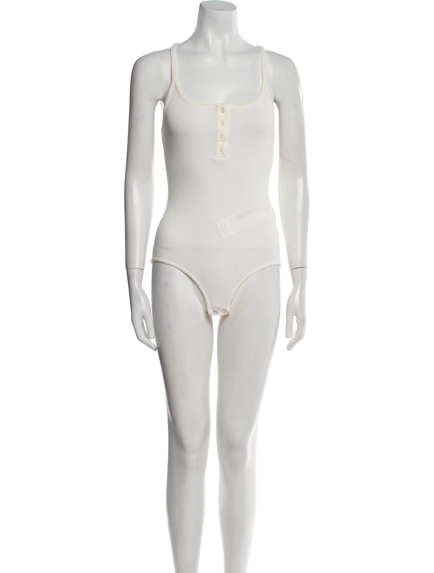 BA&SH Square Neckline Sleeveless Bodysuit