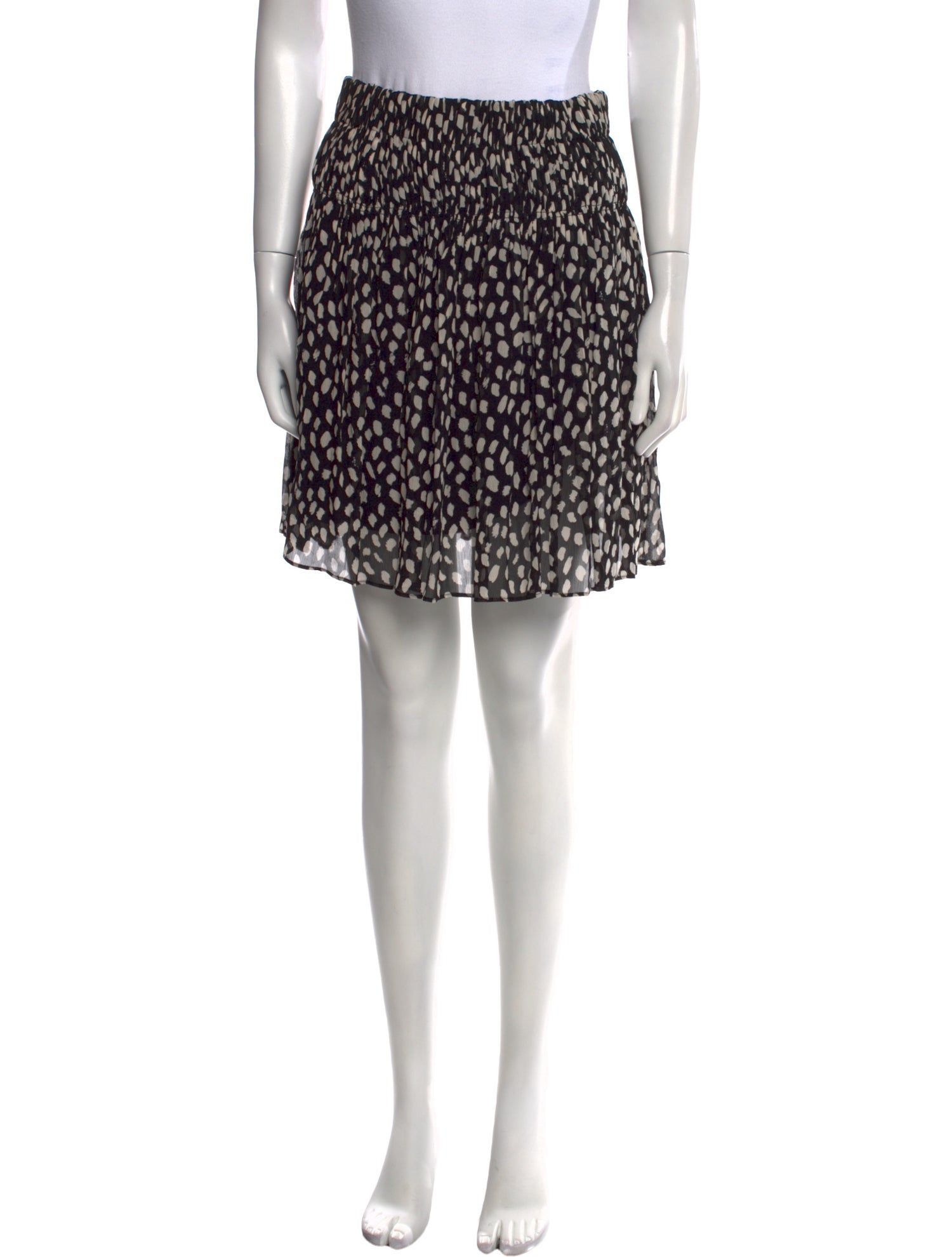 BA&SH Printed Mini Skirt