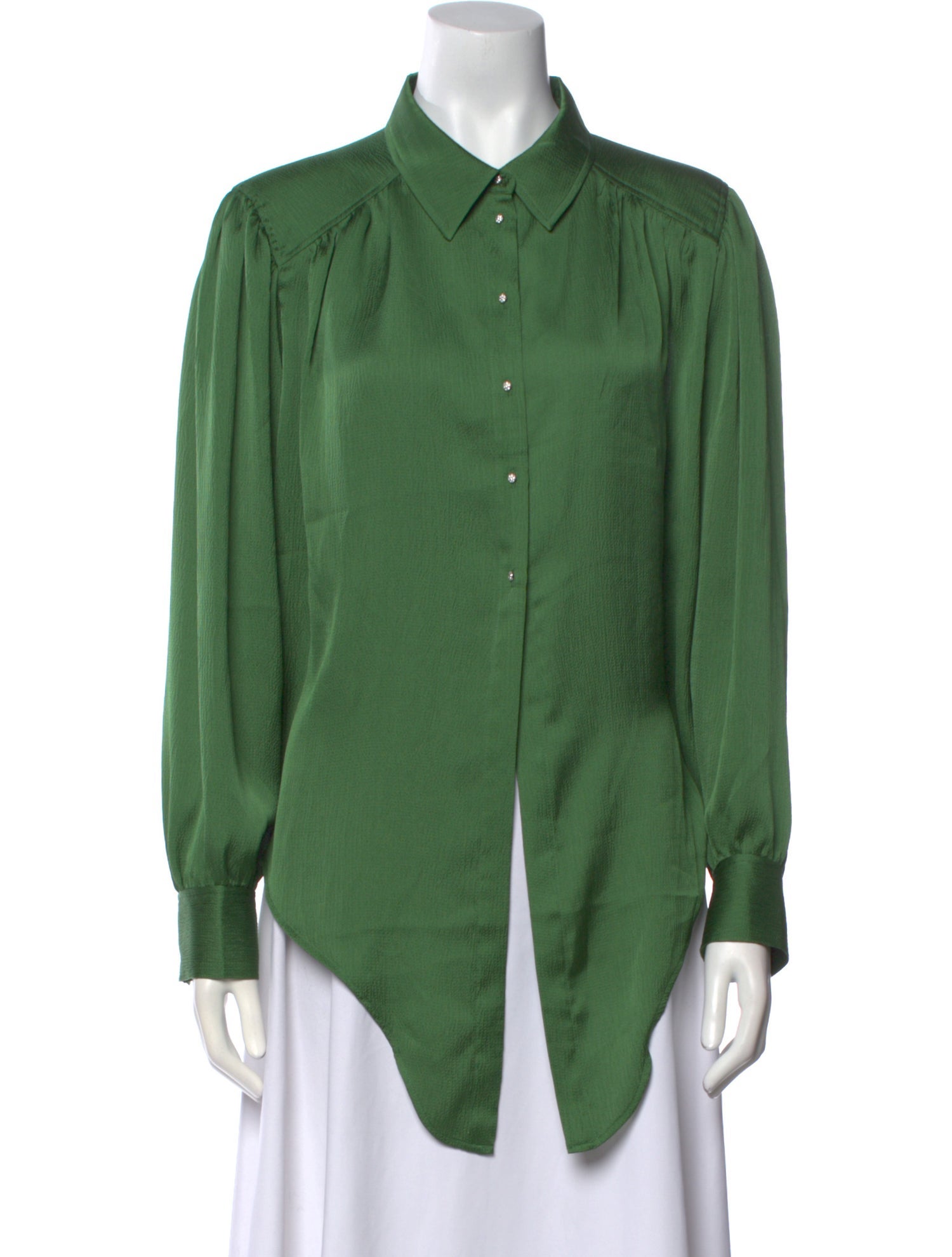 BA&SH Long Sleeve Button-Up Top