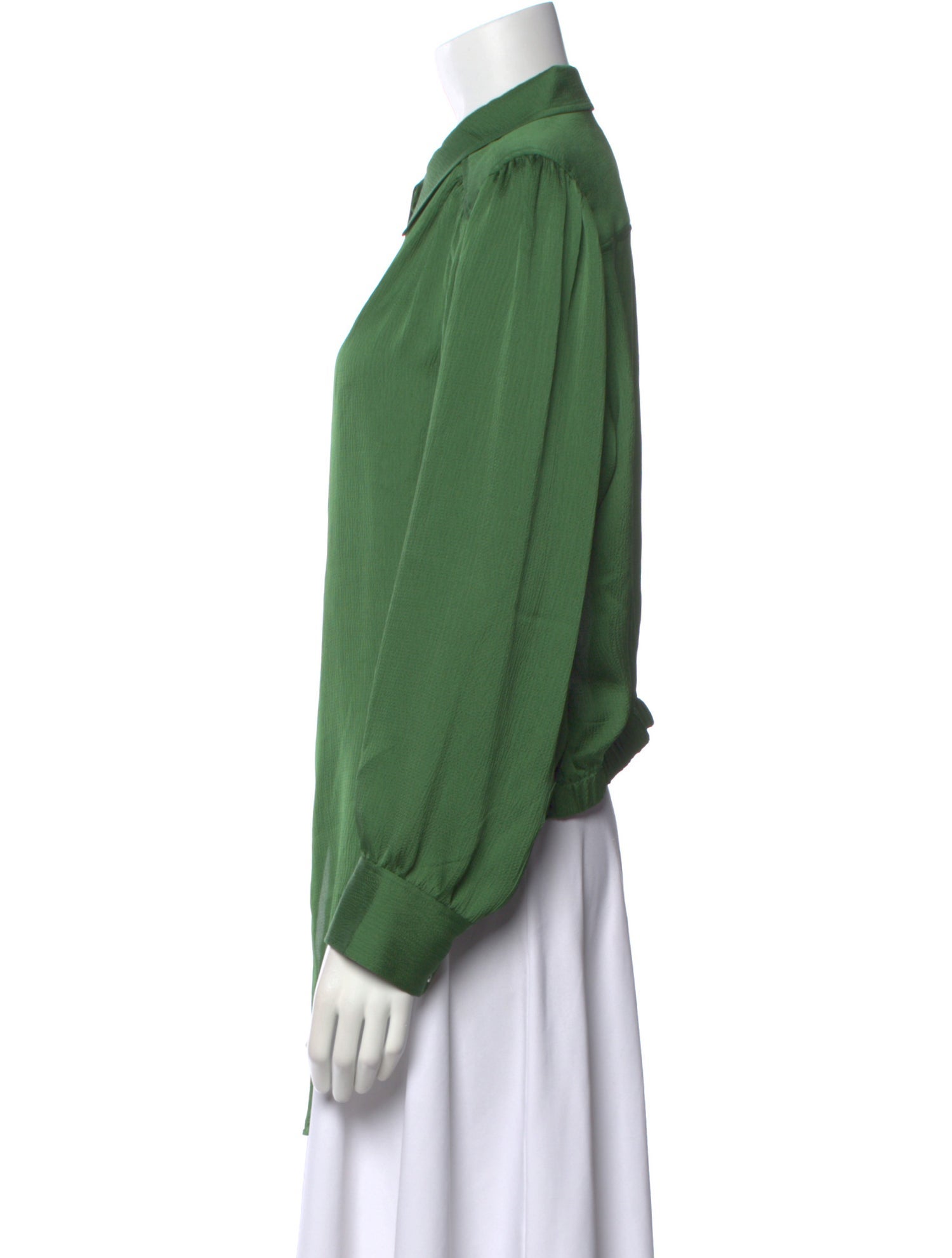 BA&SH Long Sleeve Button-Up Top