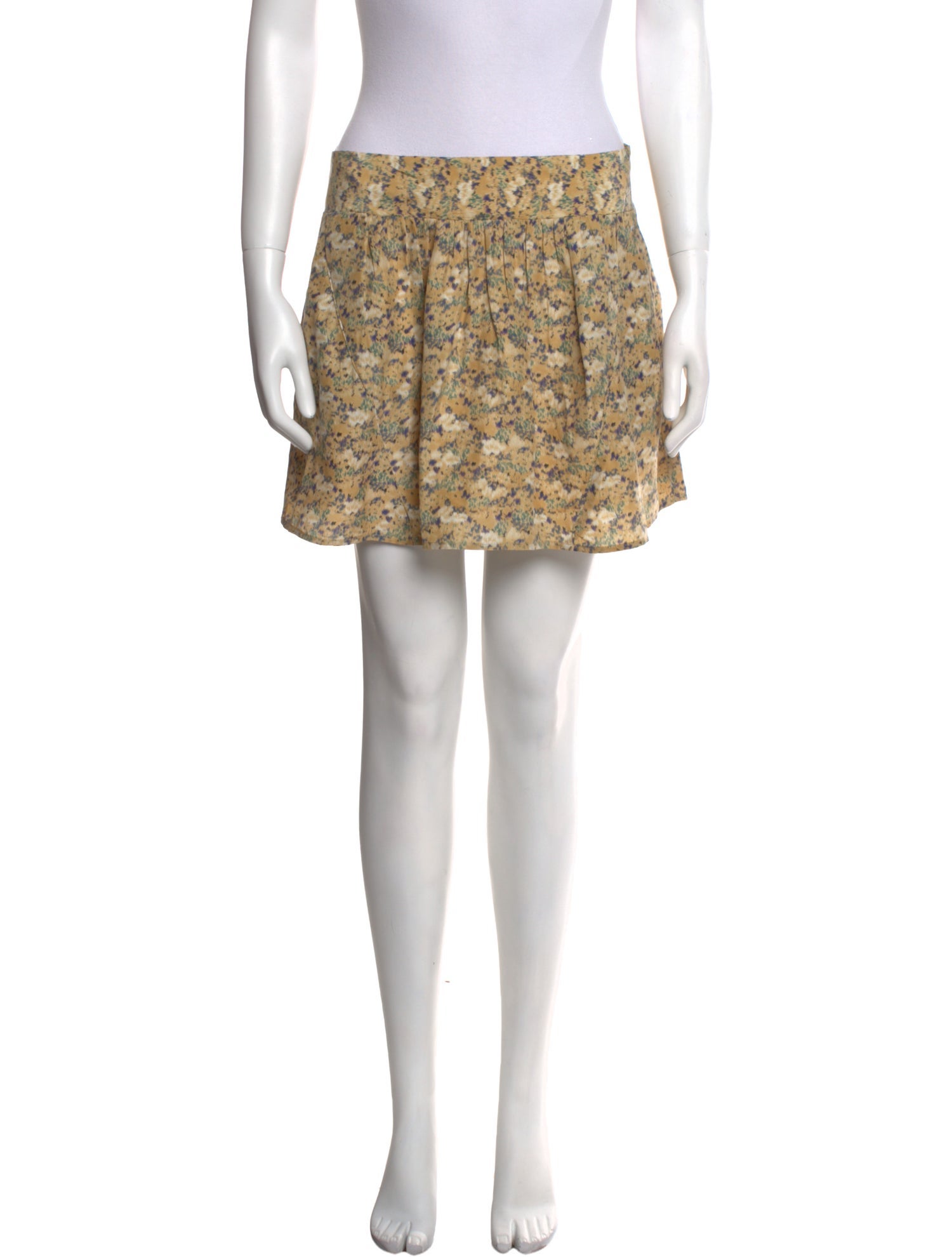 BA&SH Silk Mini Skirt