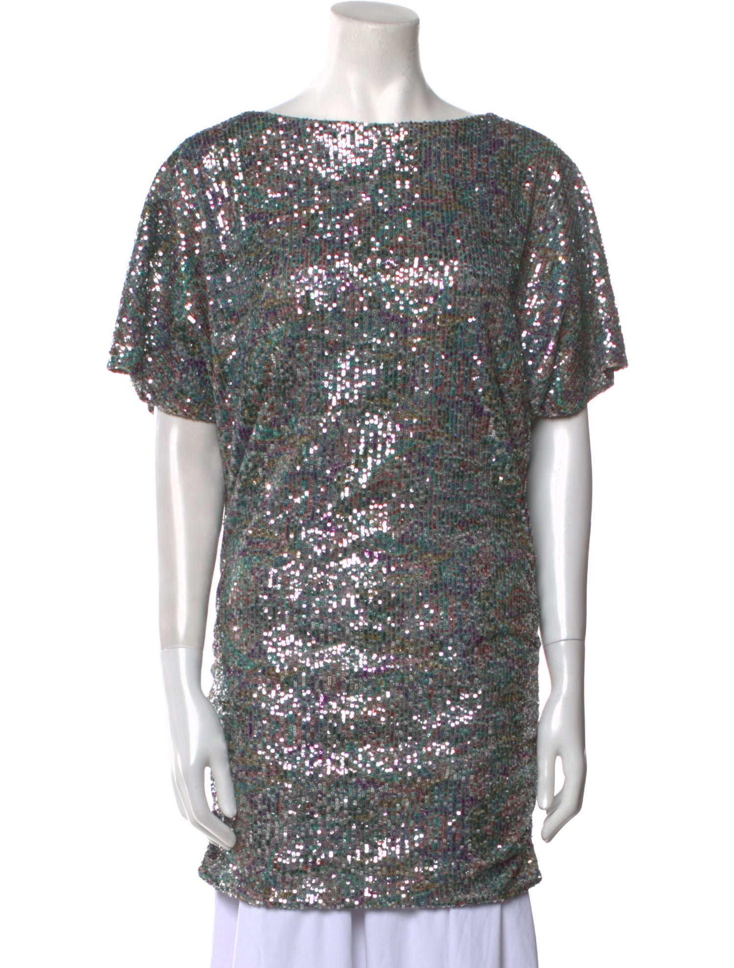 BA&SH Bateau Neckline Short Sleeve Tunic