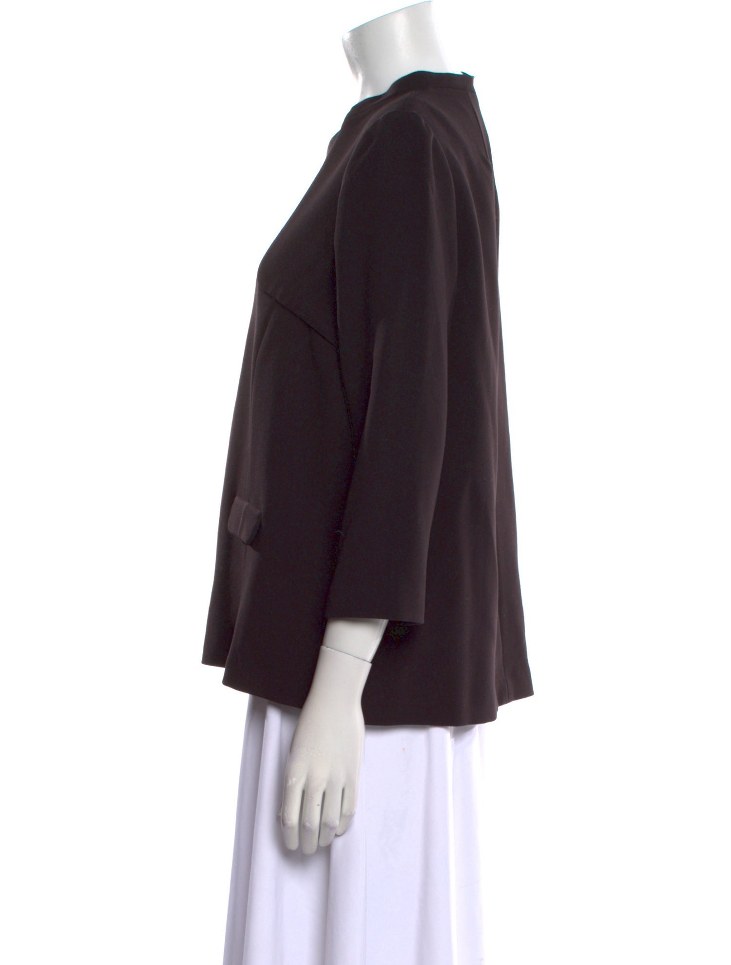 BA&SH Crew Neck Three-Quarter Sleeve Sweatshirt