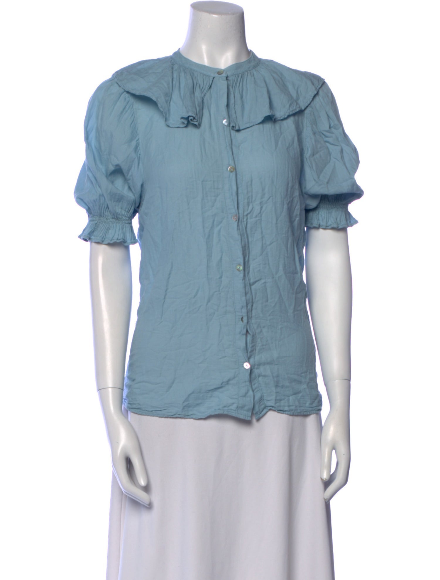 BA&SH Crew Neck Short Sleeve Blouse