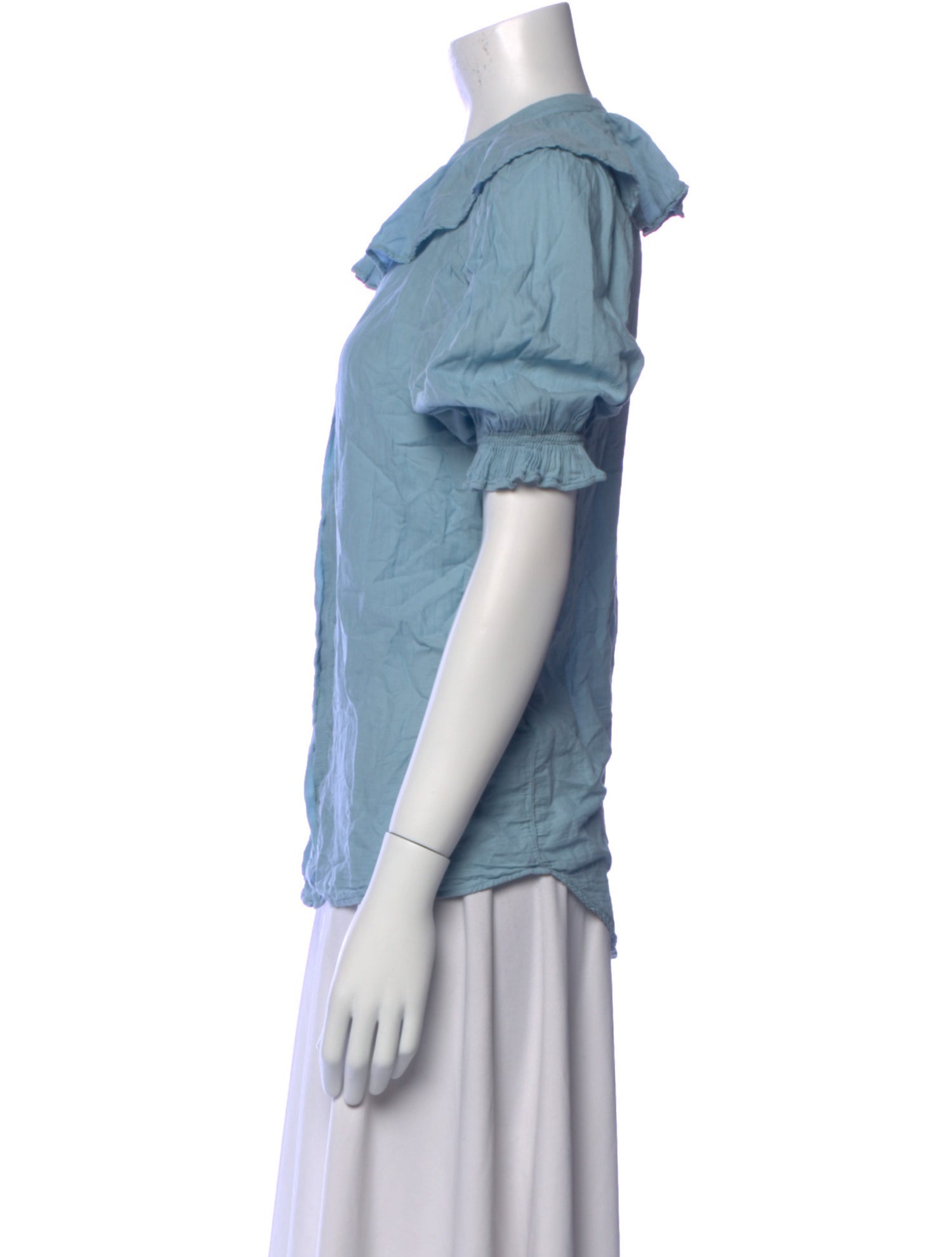 BA&SH Crew Neck Short Sleeve Blouse