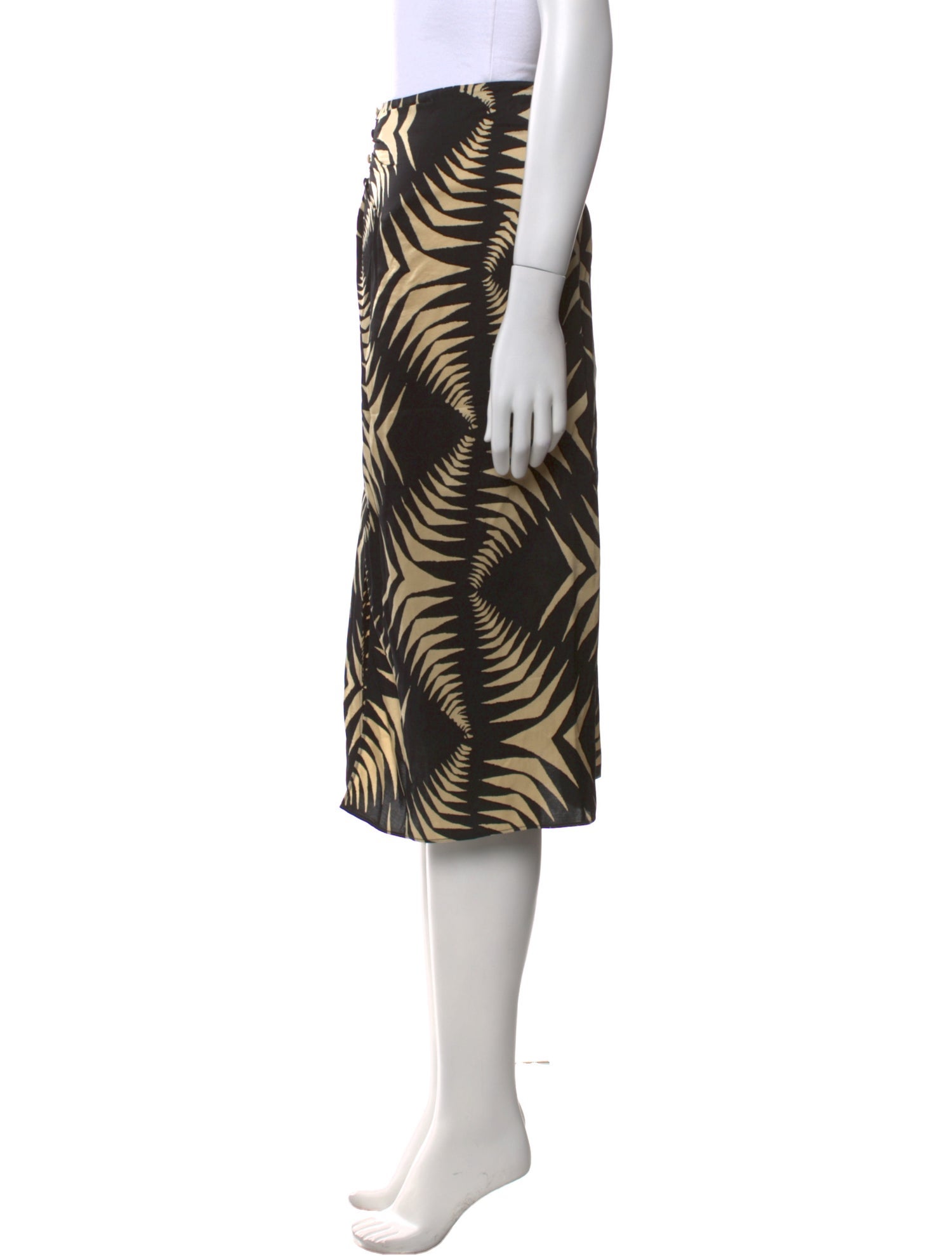 BA&SH Printed Knee-Length Skirt w/ Tags