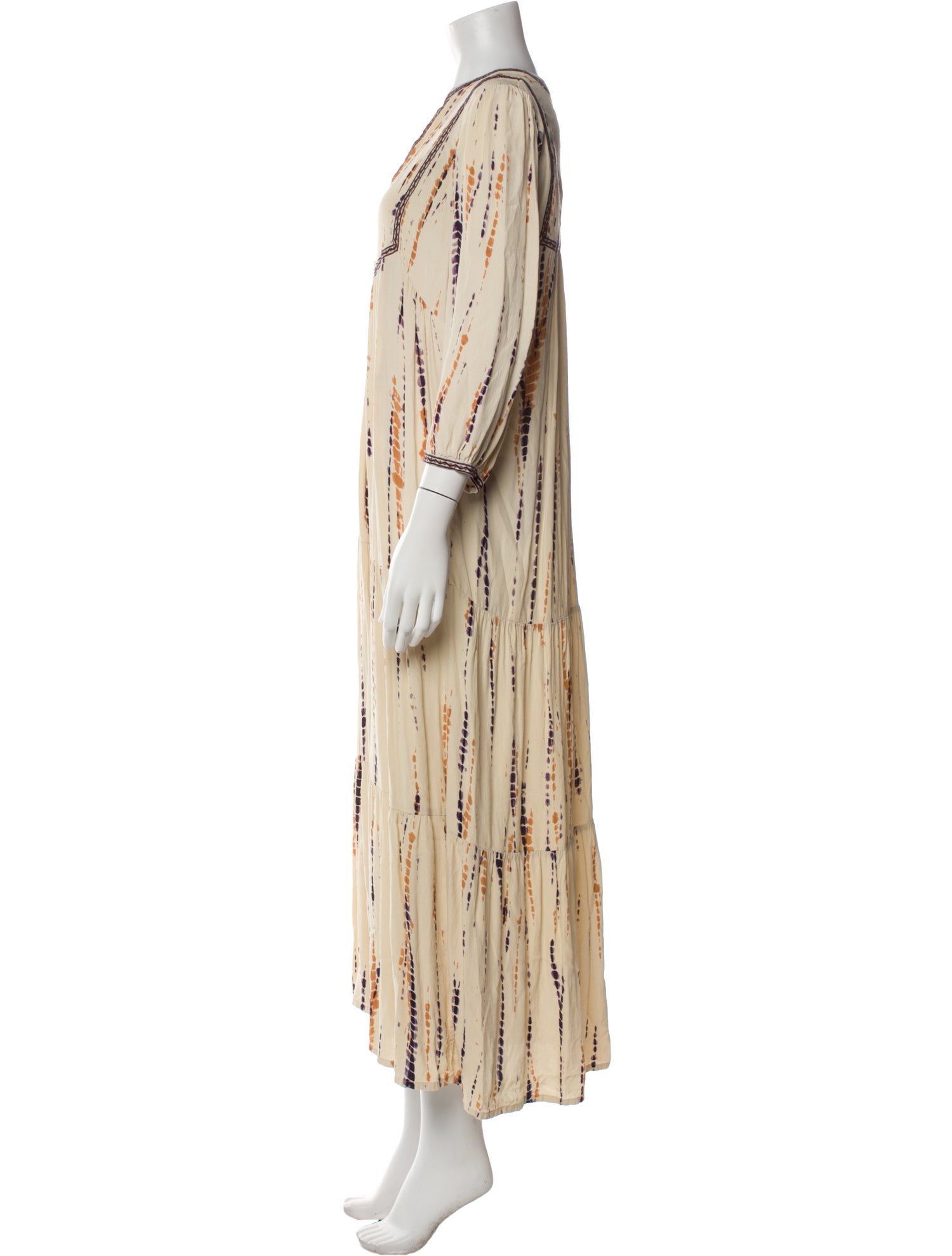 BA&SH Striped Long Dress