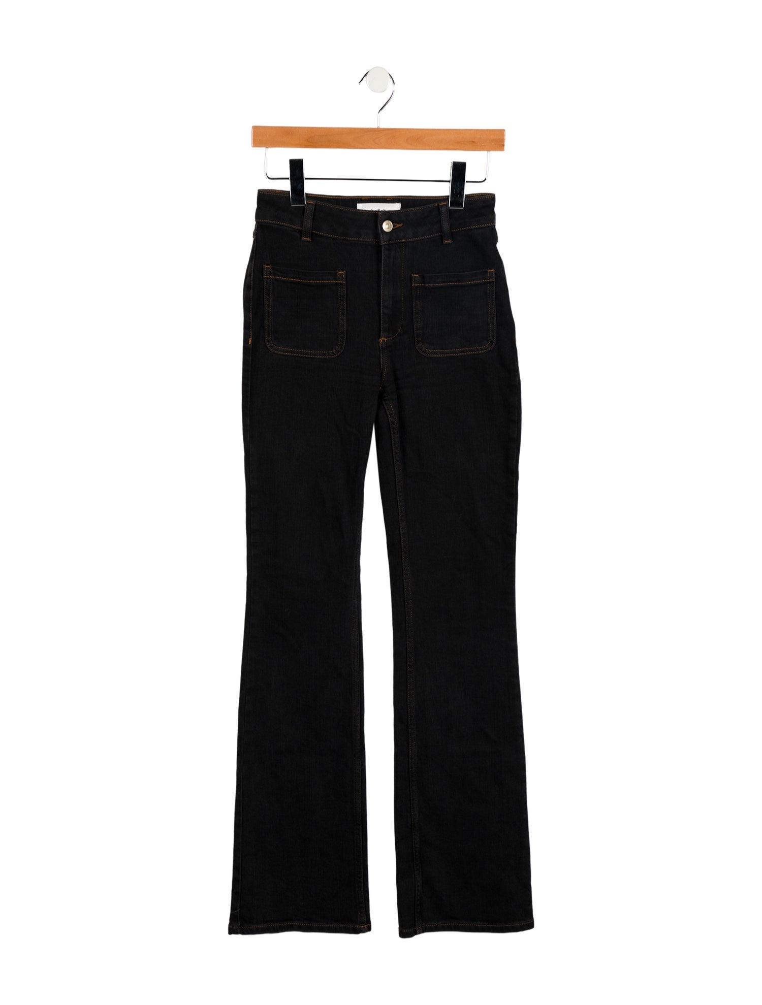 BA&SH Mid-Rise Straight Leg Jeans