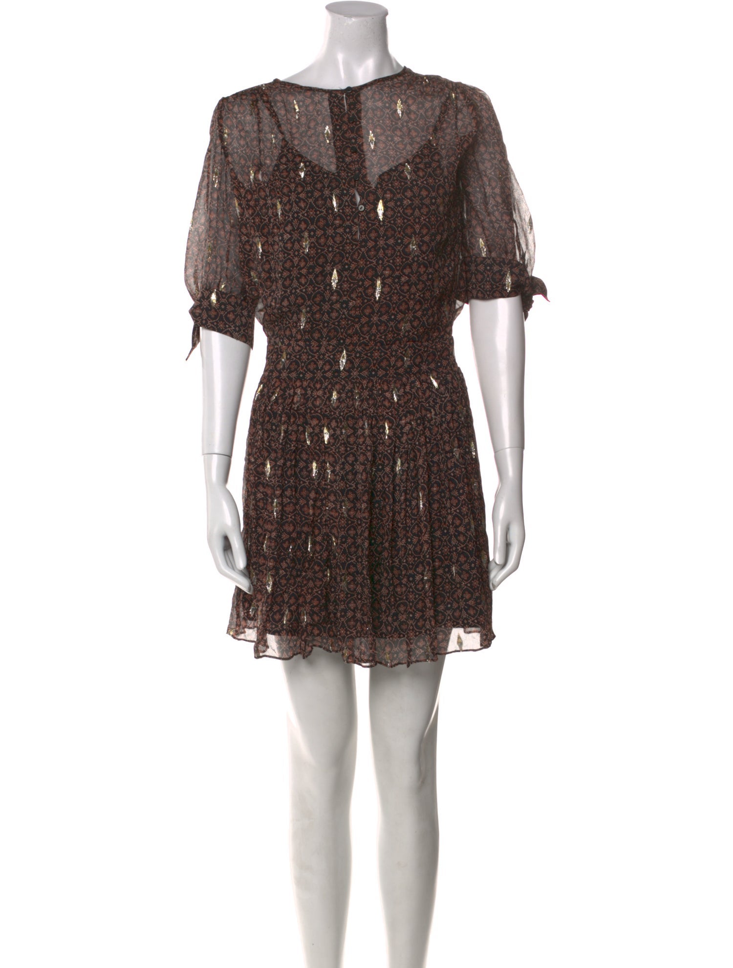 BA&SH Silk Mini Dress