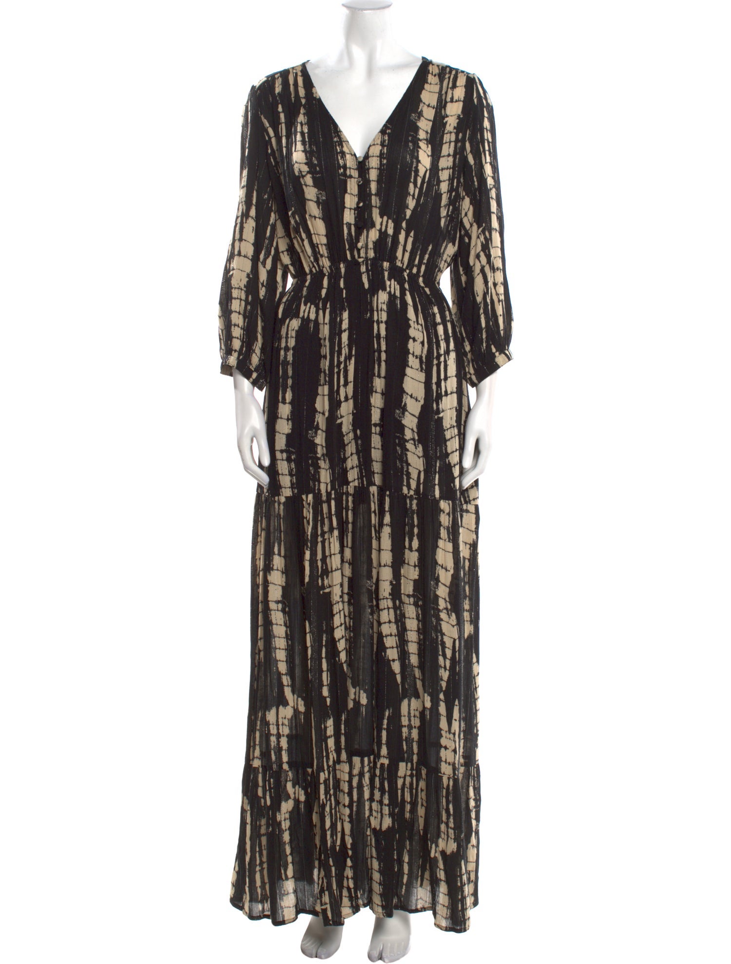 BA&SH Printed Long Dress