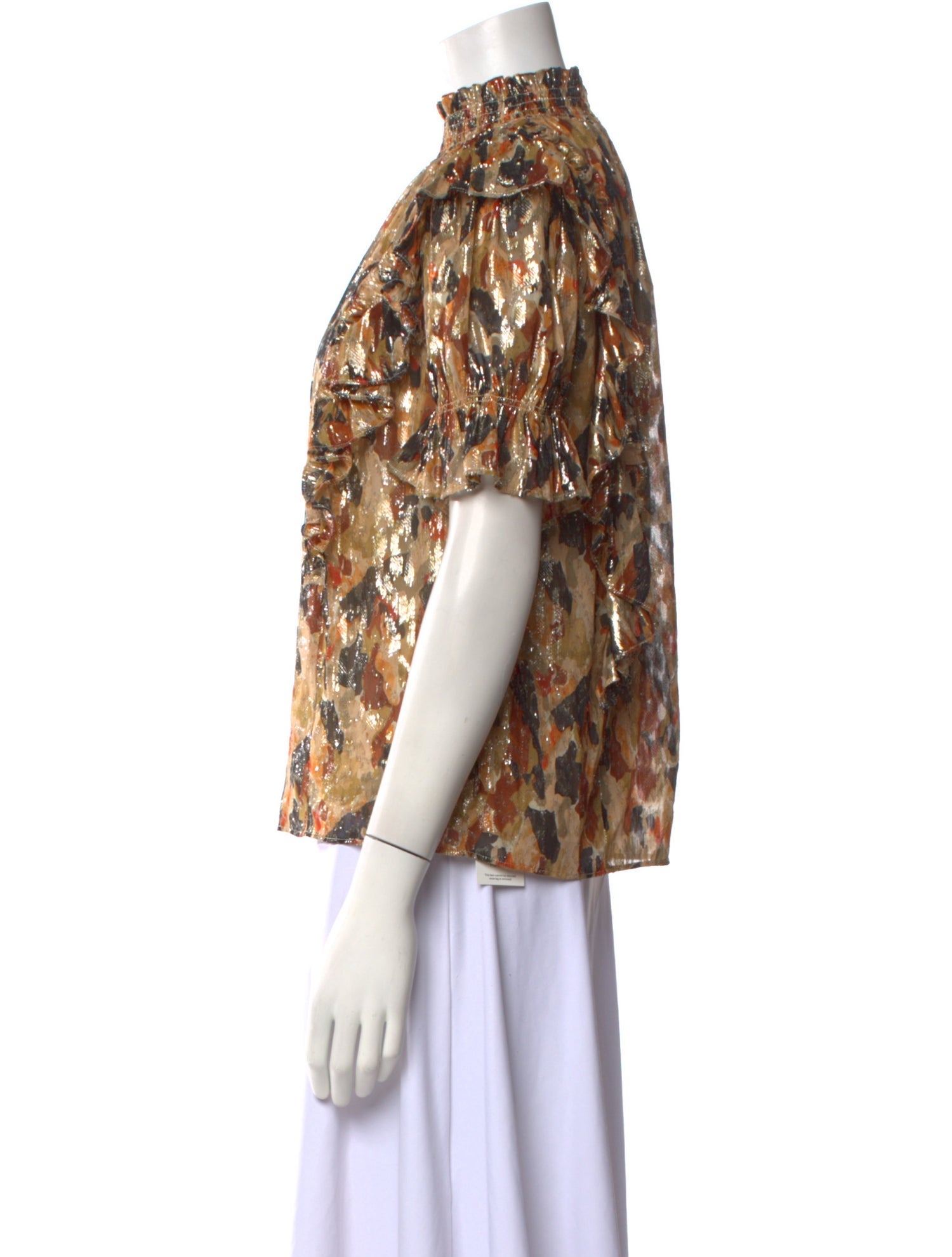 BA&SH Silk Printed Blouse