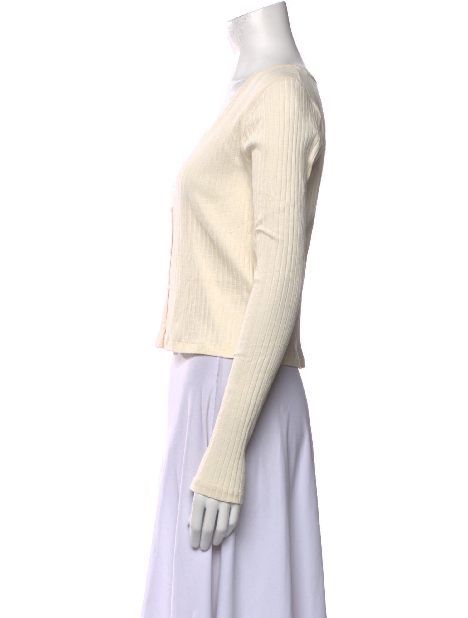 BA&SH V-Neck Long Sleeve Crop Top w/ Tags