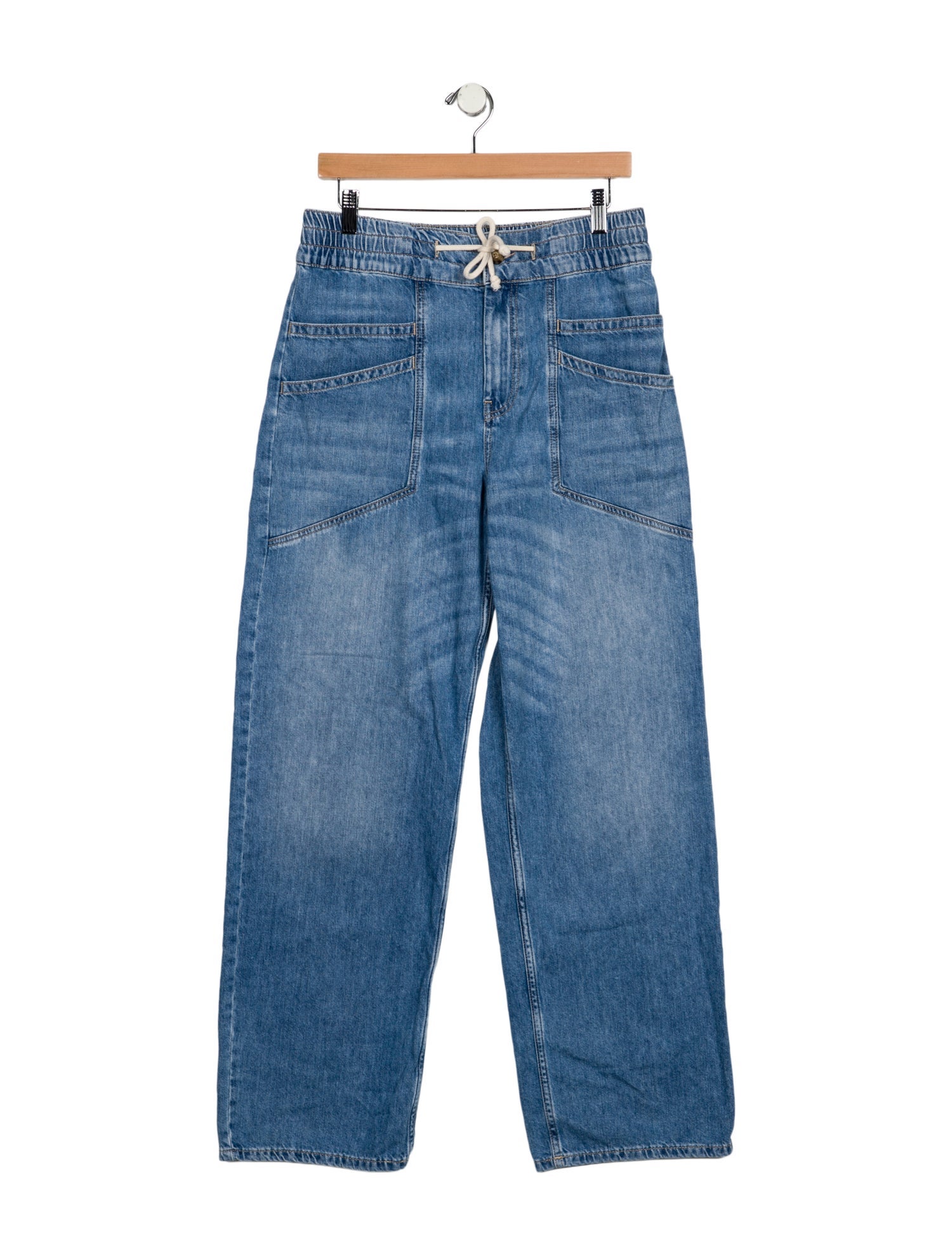 BA&SH High-Rise Wide Leg Jeans
