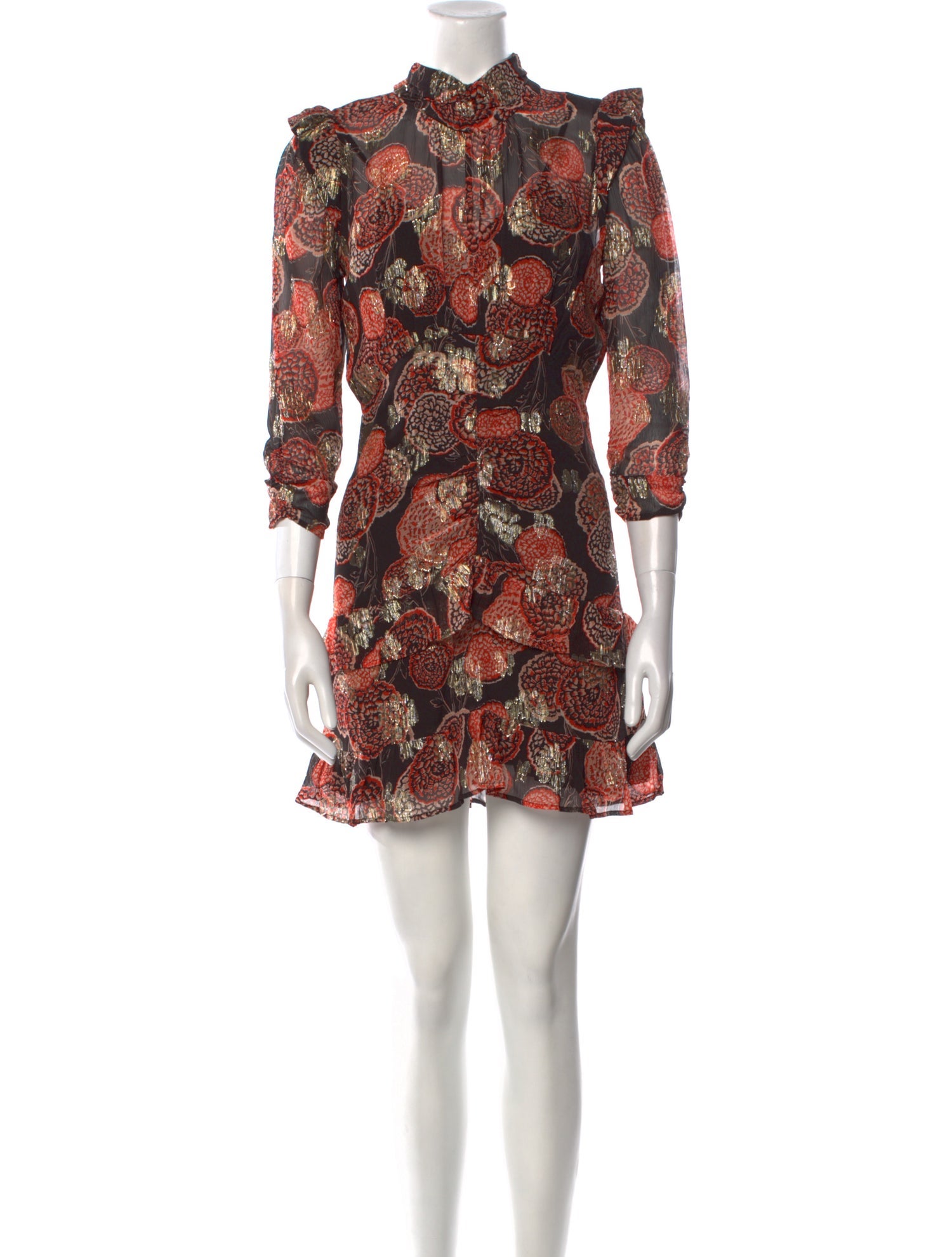 BA&SH Paisley Print Mini Dress