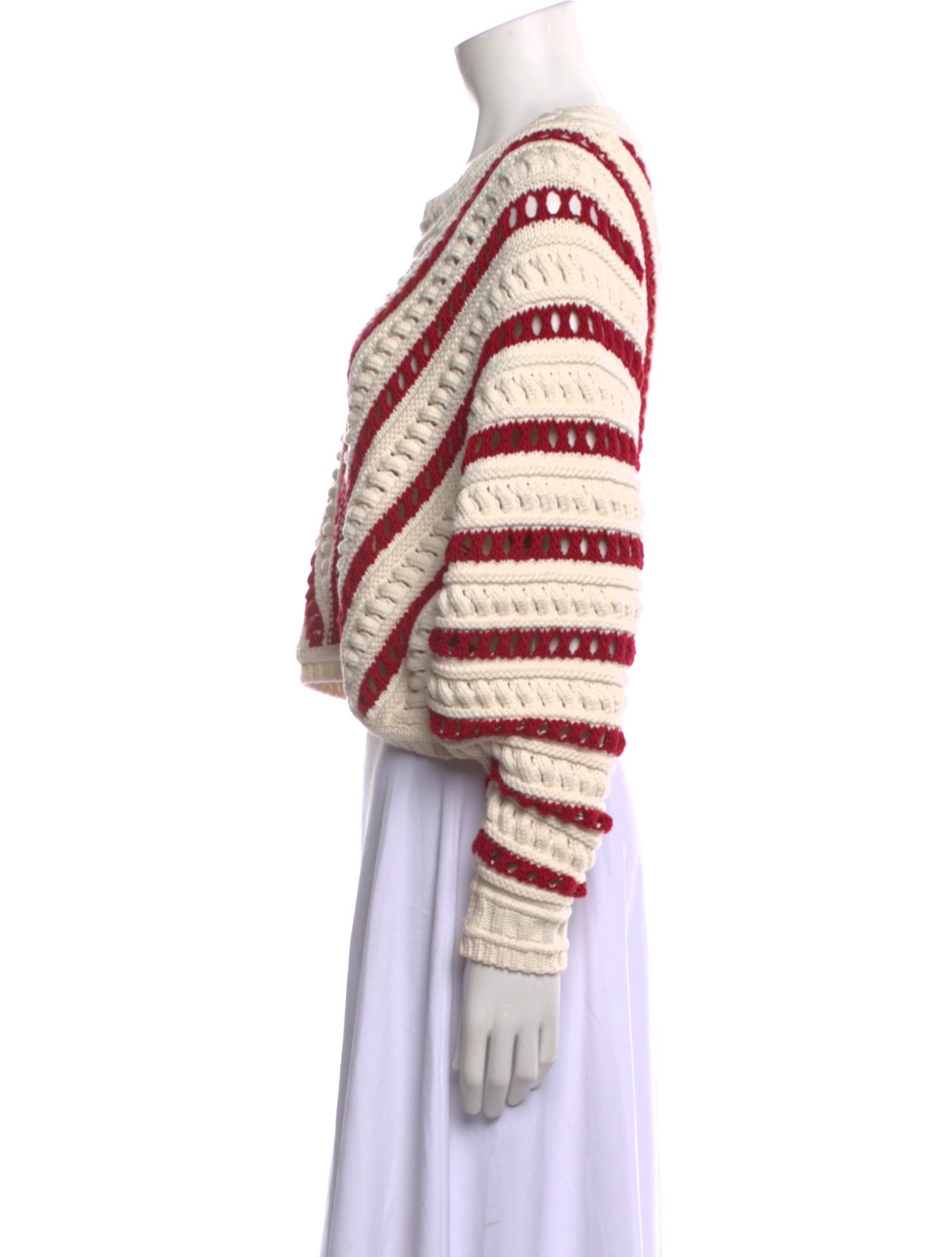 BA&SH Striped Scoop Neck Sweater