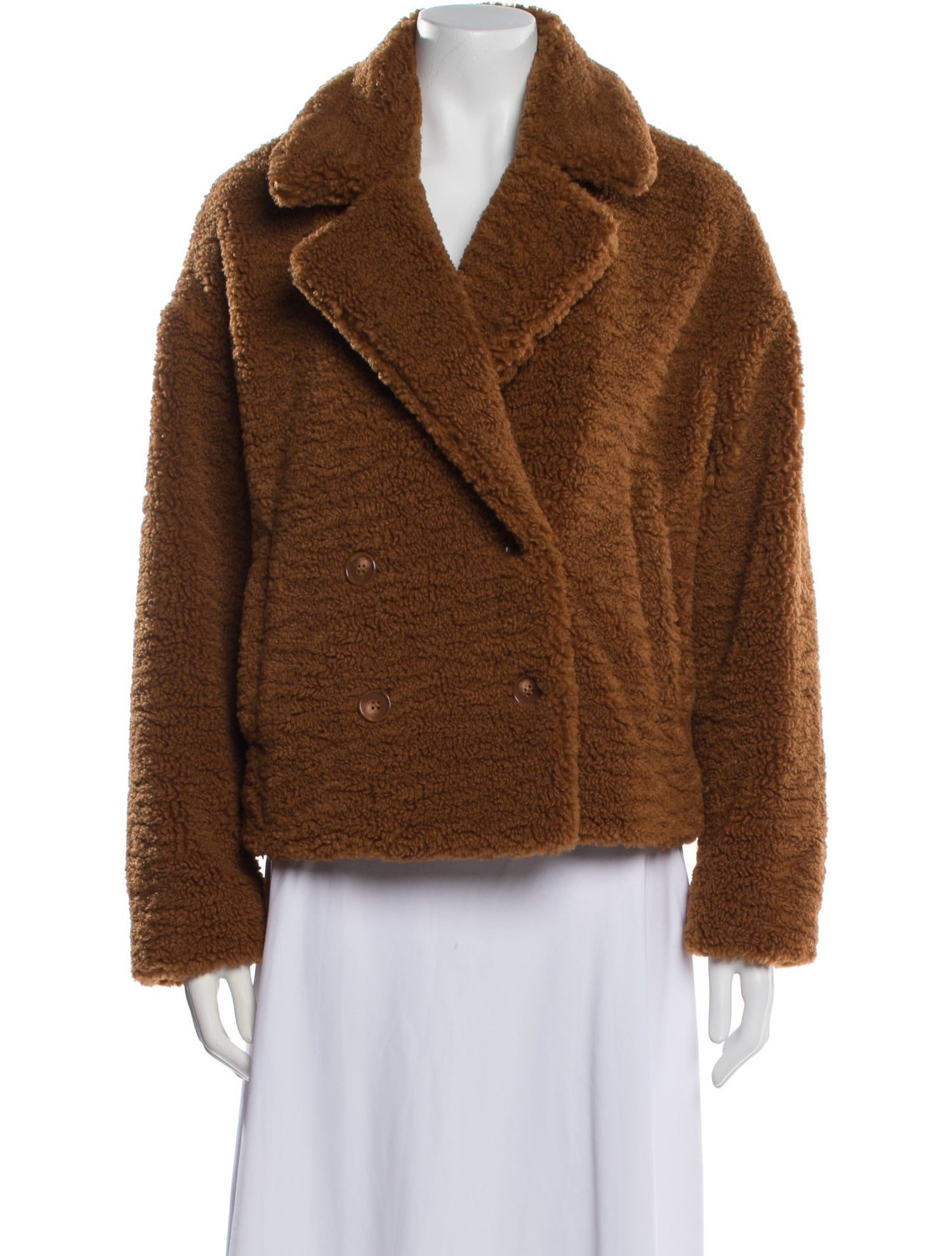 BA&SH Faux Fur Jacket w/ Tags