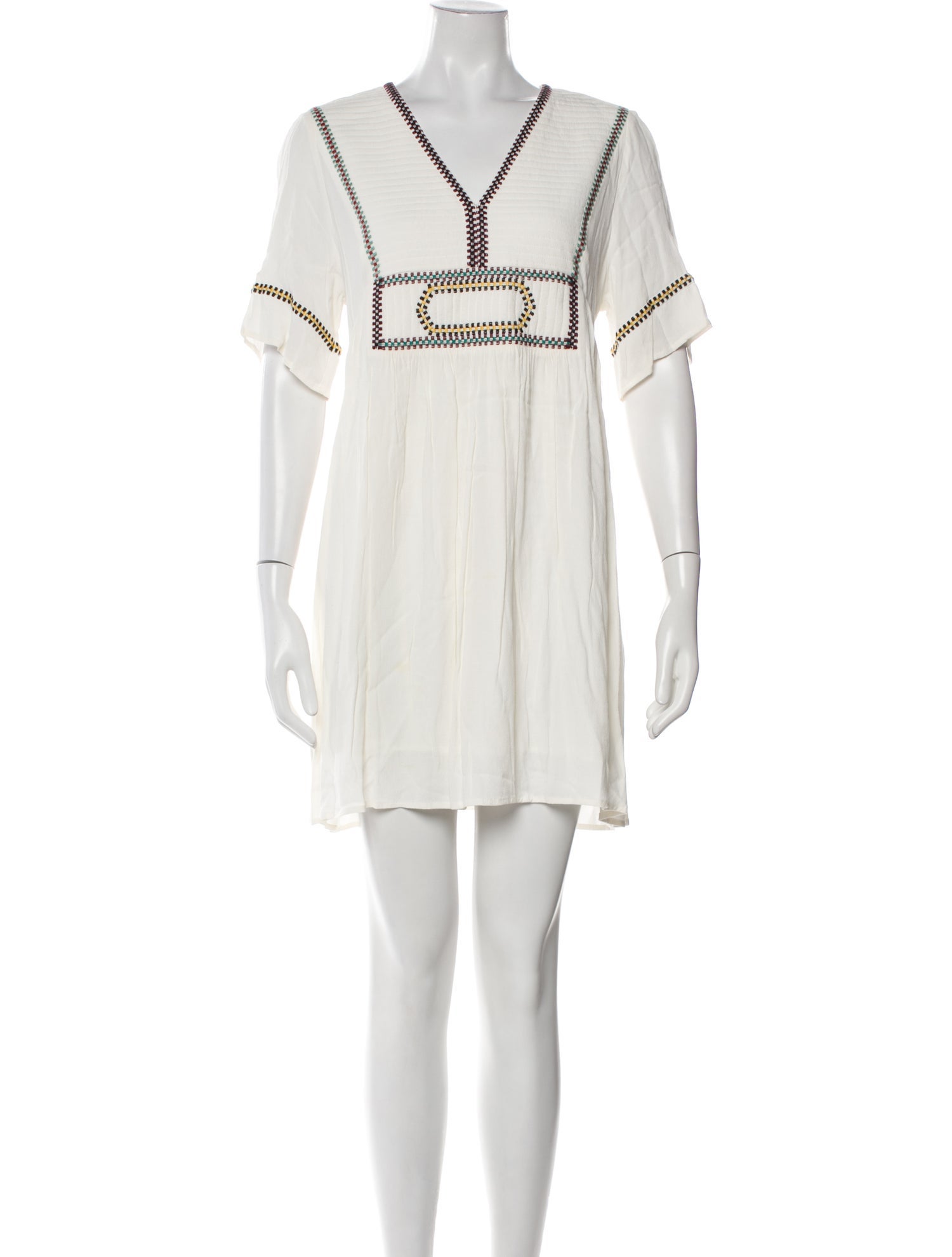 BA&SH V-Neck Mini Dress