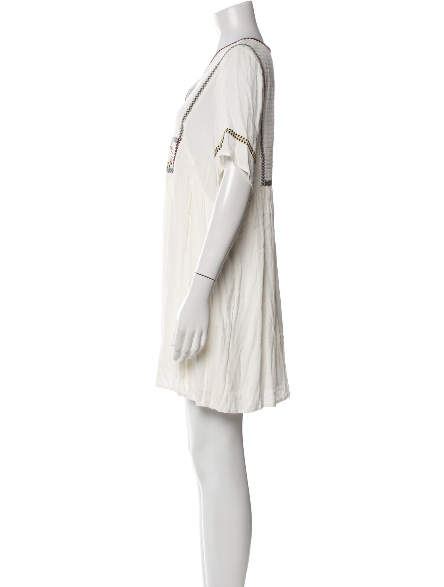 BA&SH V-Neck Mini Dress