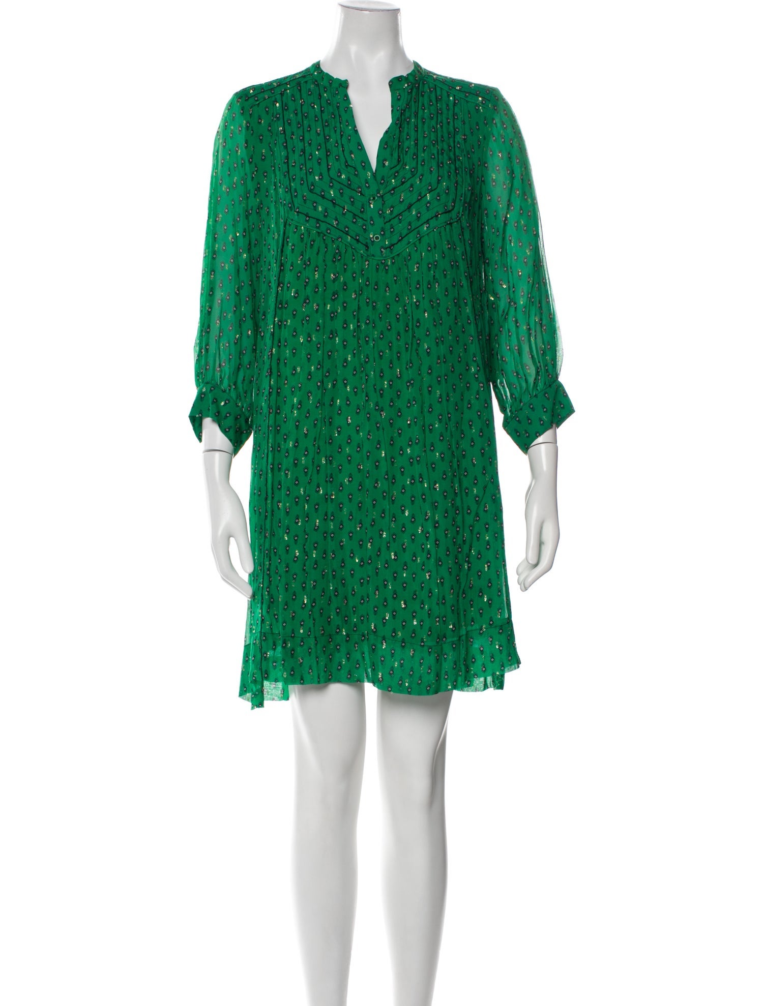 BA&SH Printed Mini Dress