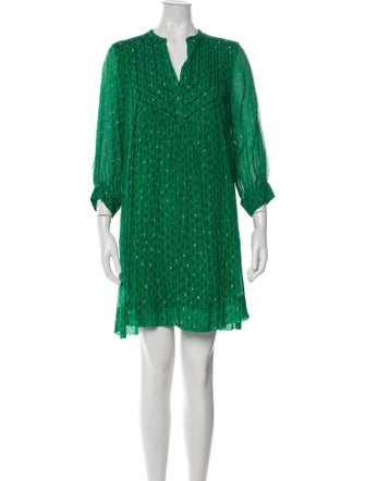 BA&SH Printed Mini Dress