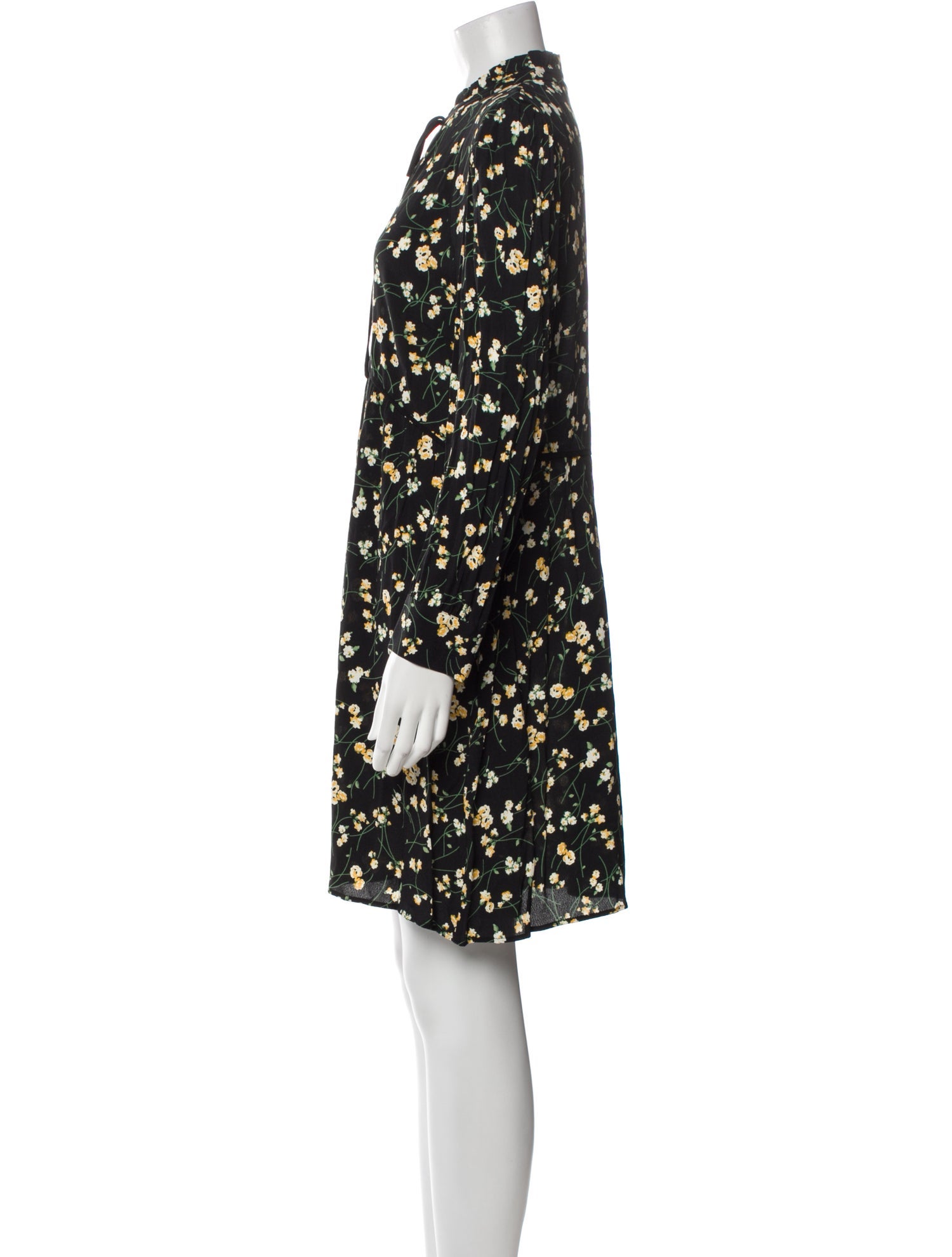 BA&SH Floral Print Mini Dress