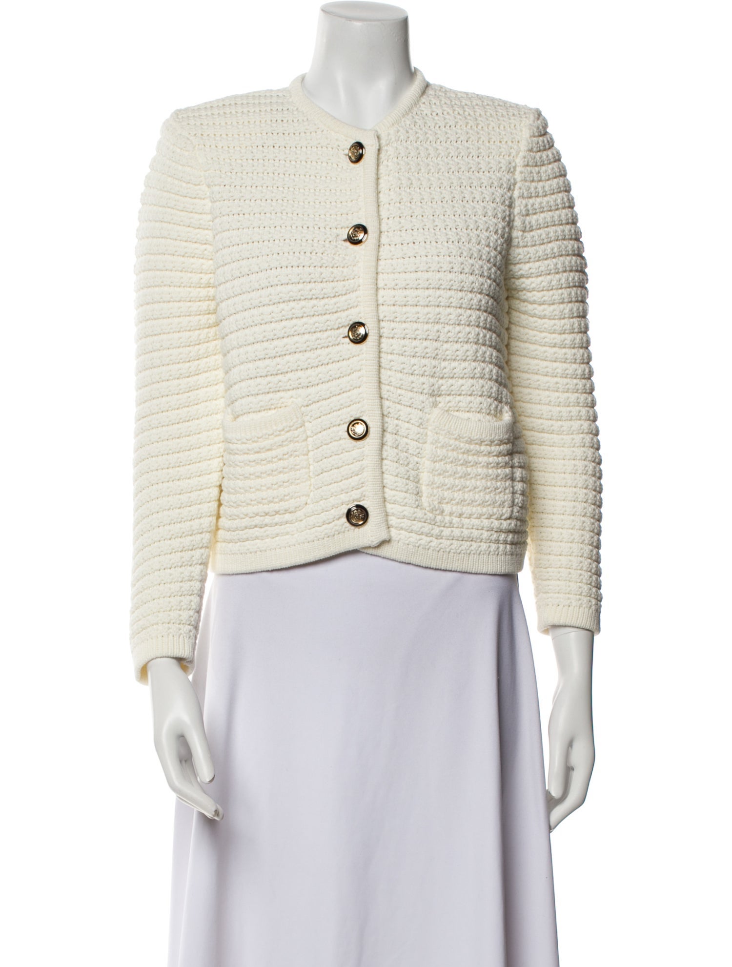 BA&SH Tweed Pattern Evening Jacket