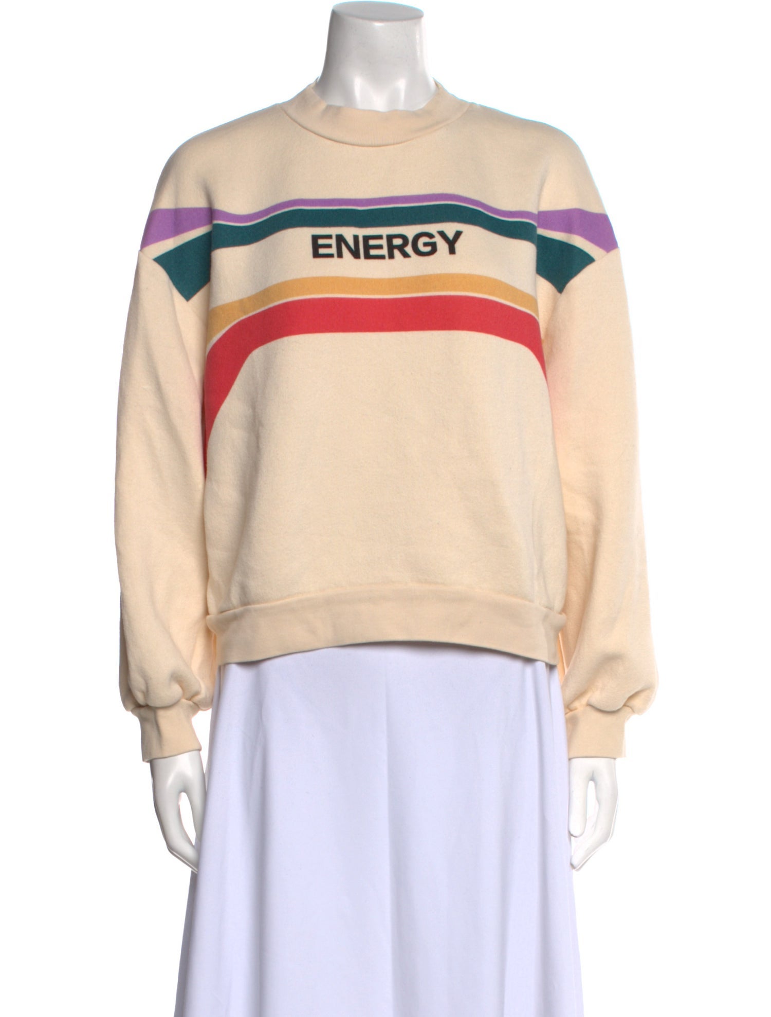 BA&SH Graphic Print Crew Neck Sweatshirt